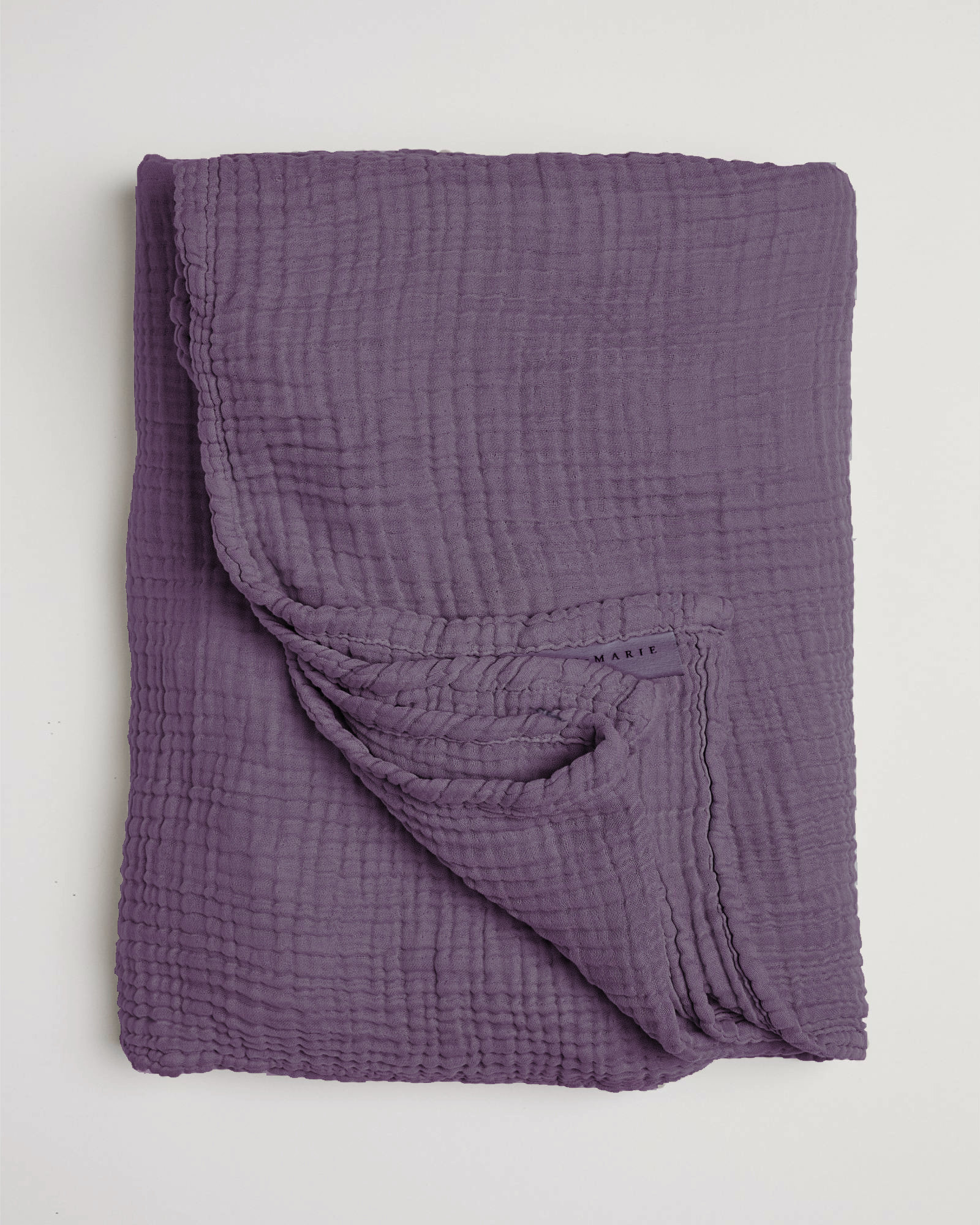 Bedsprei VINTAGE COTTON Aubergine