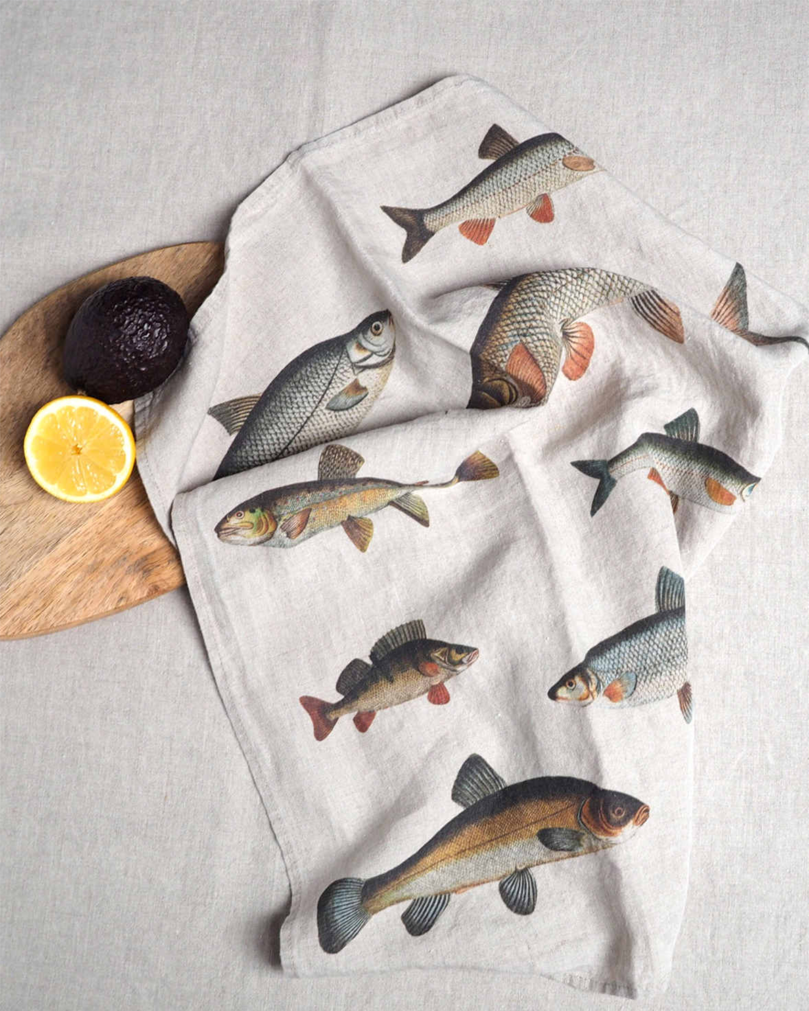 Kitchen towel FISHES