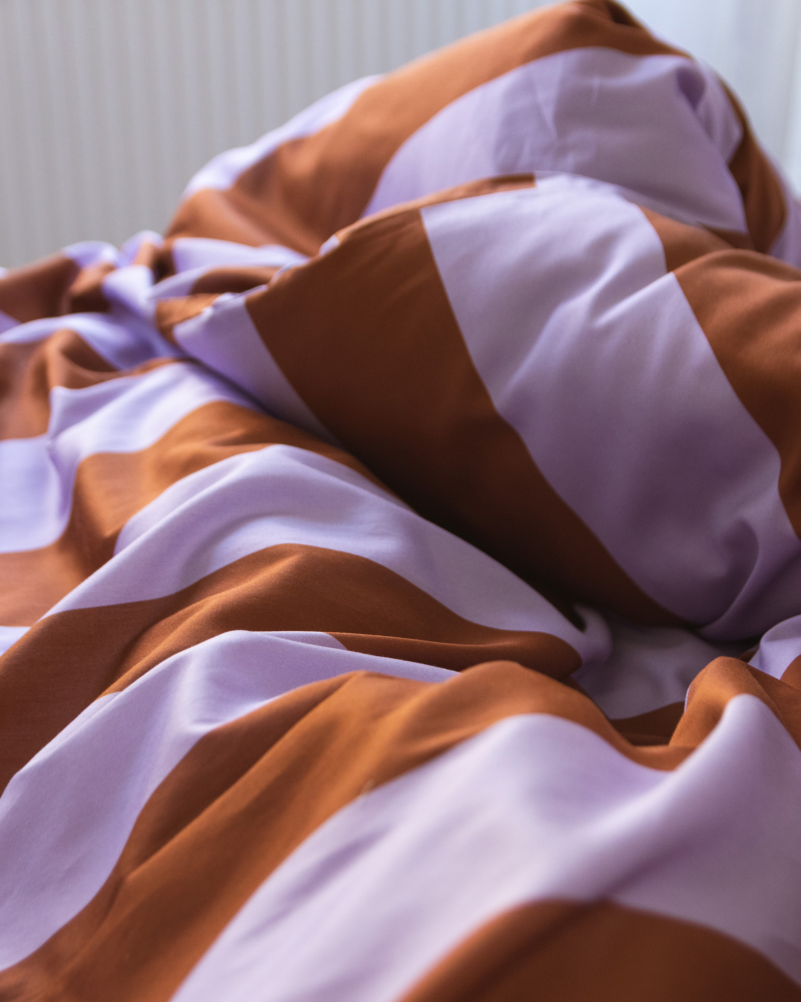 Bed linen set EMILIO Lavender/Tan