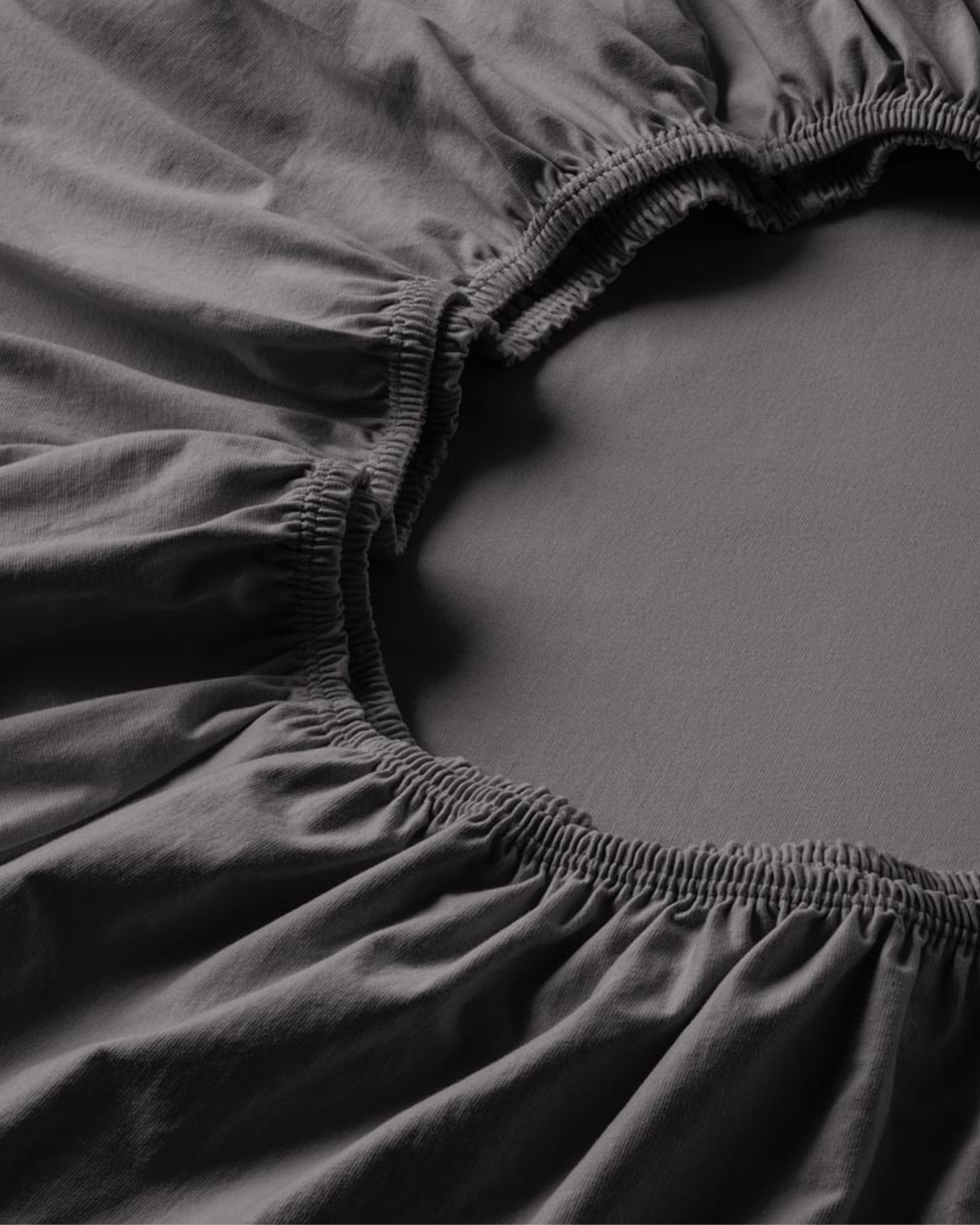 Fitted sheet JERSEY graphit