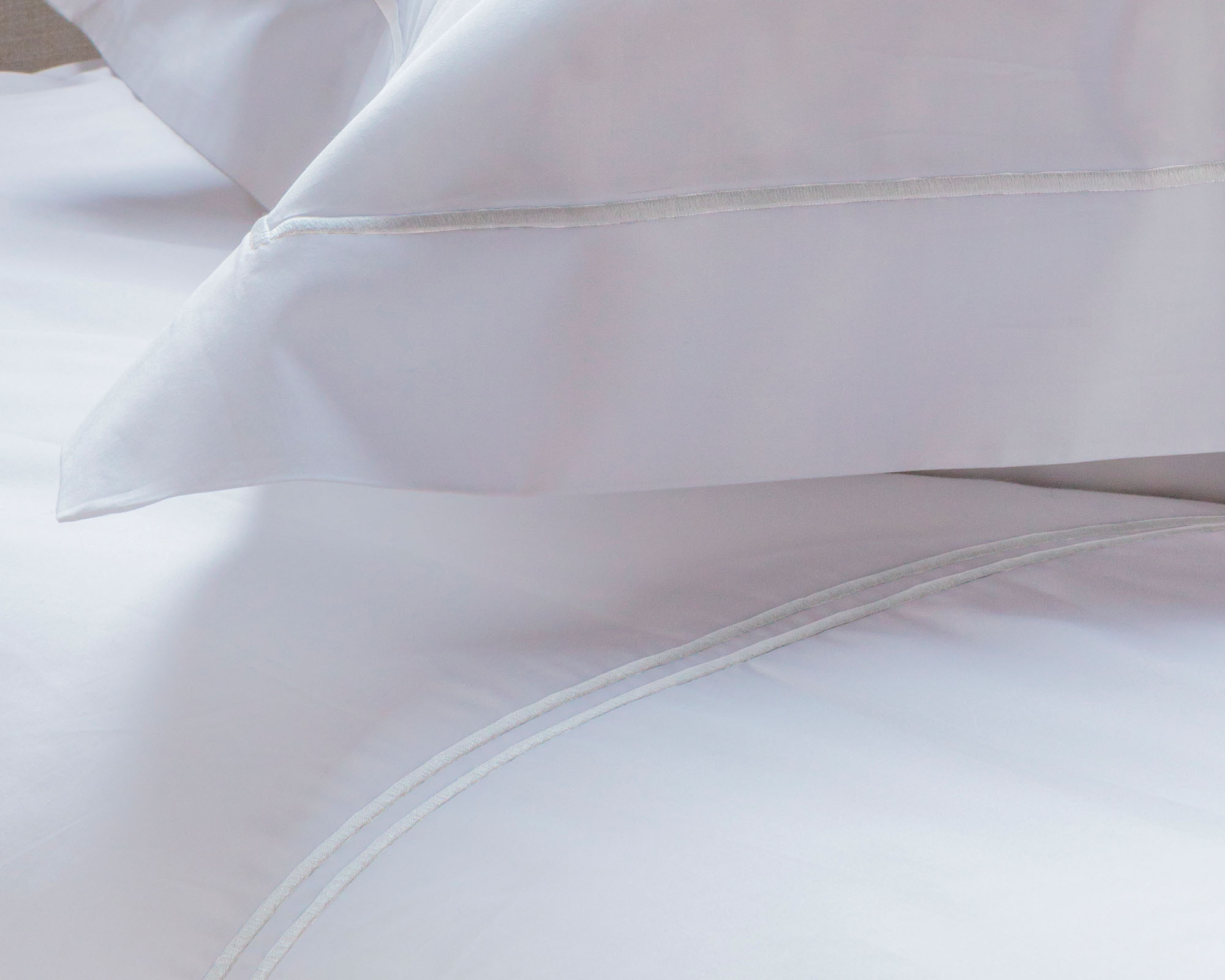 MARIE-MARIE - Duvet cover OXFORD White - 260x240 cm - White