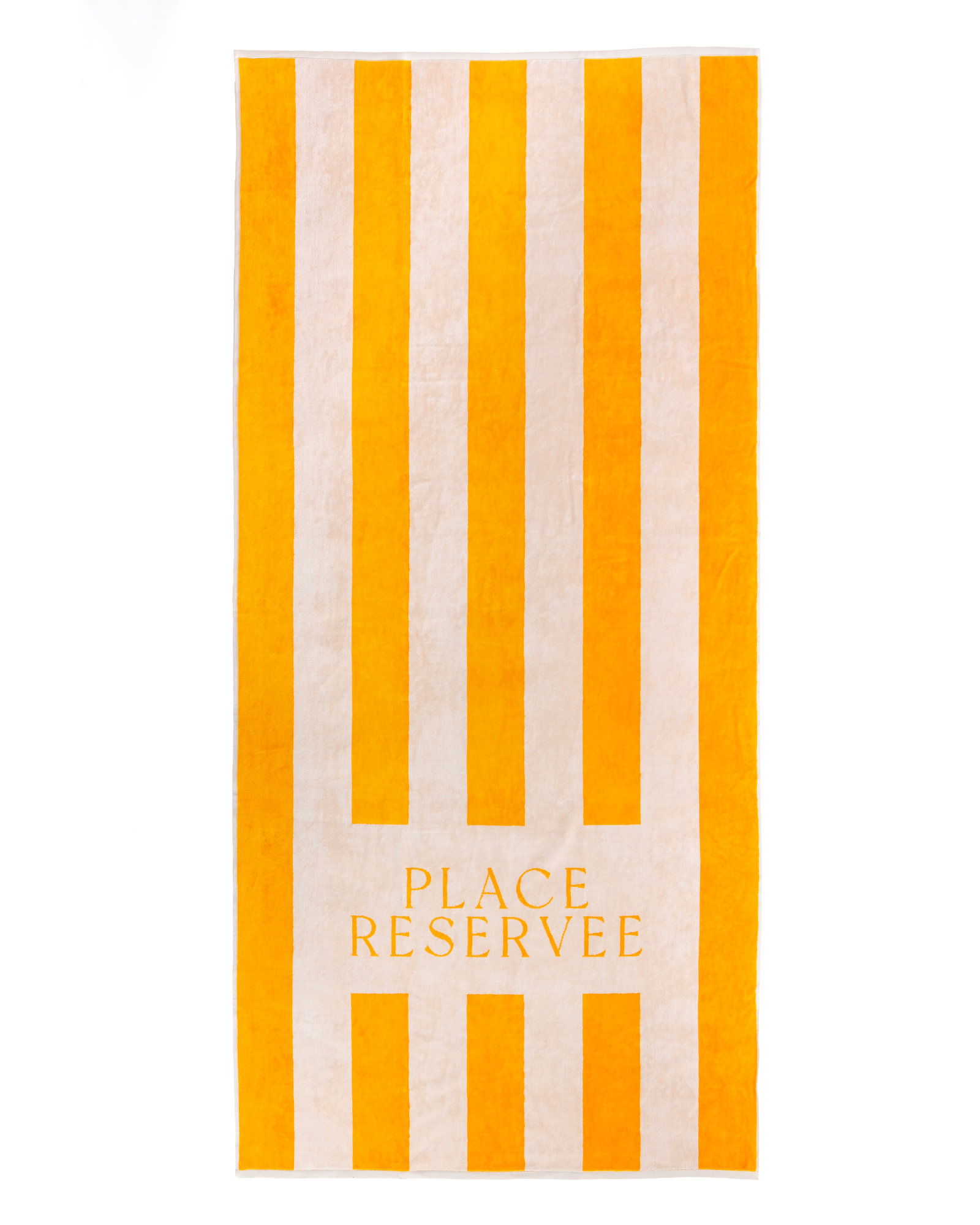 Beach towel PLACE RESERVEE Gold
