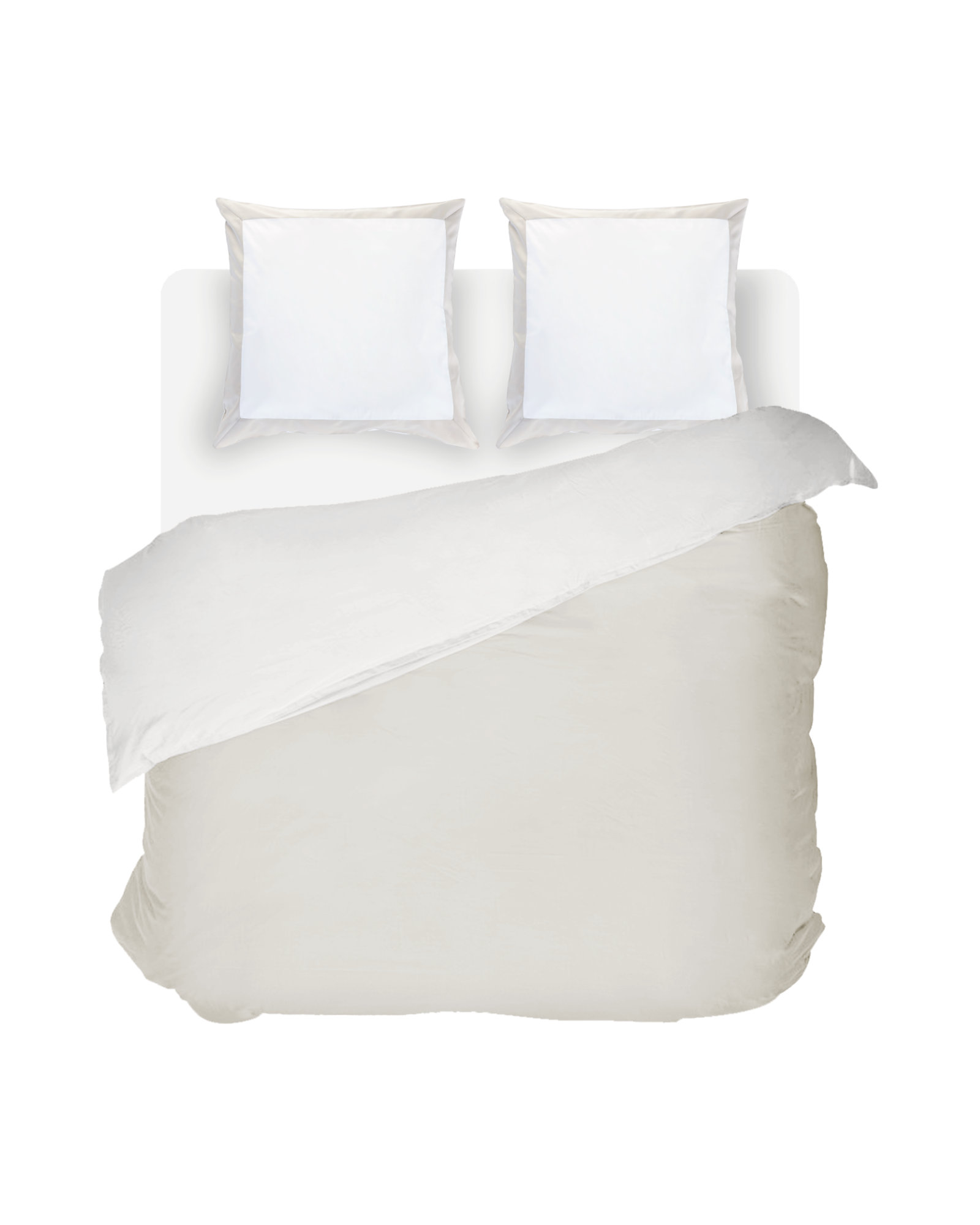 Bed linen set LIMOGES White/Linen
