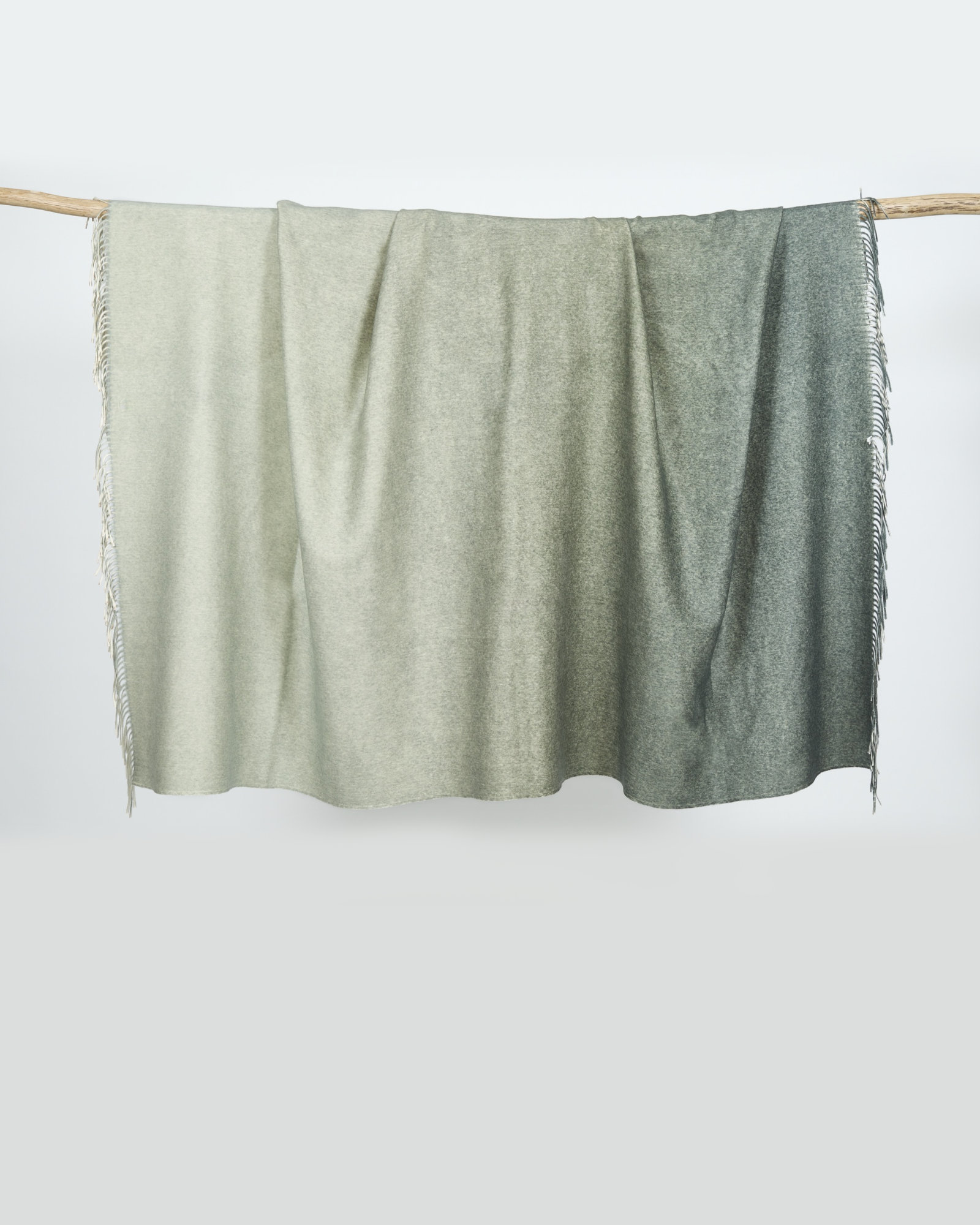 Plaid SIBELINE Ombre effect Sage Green