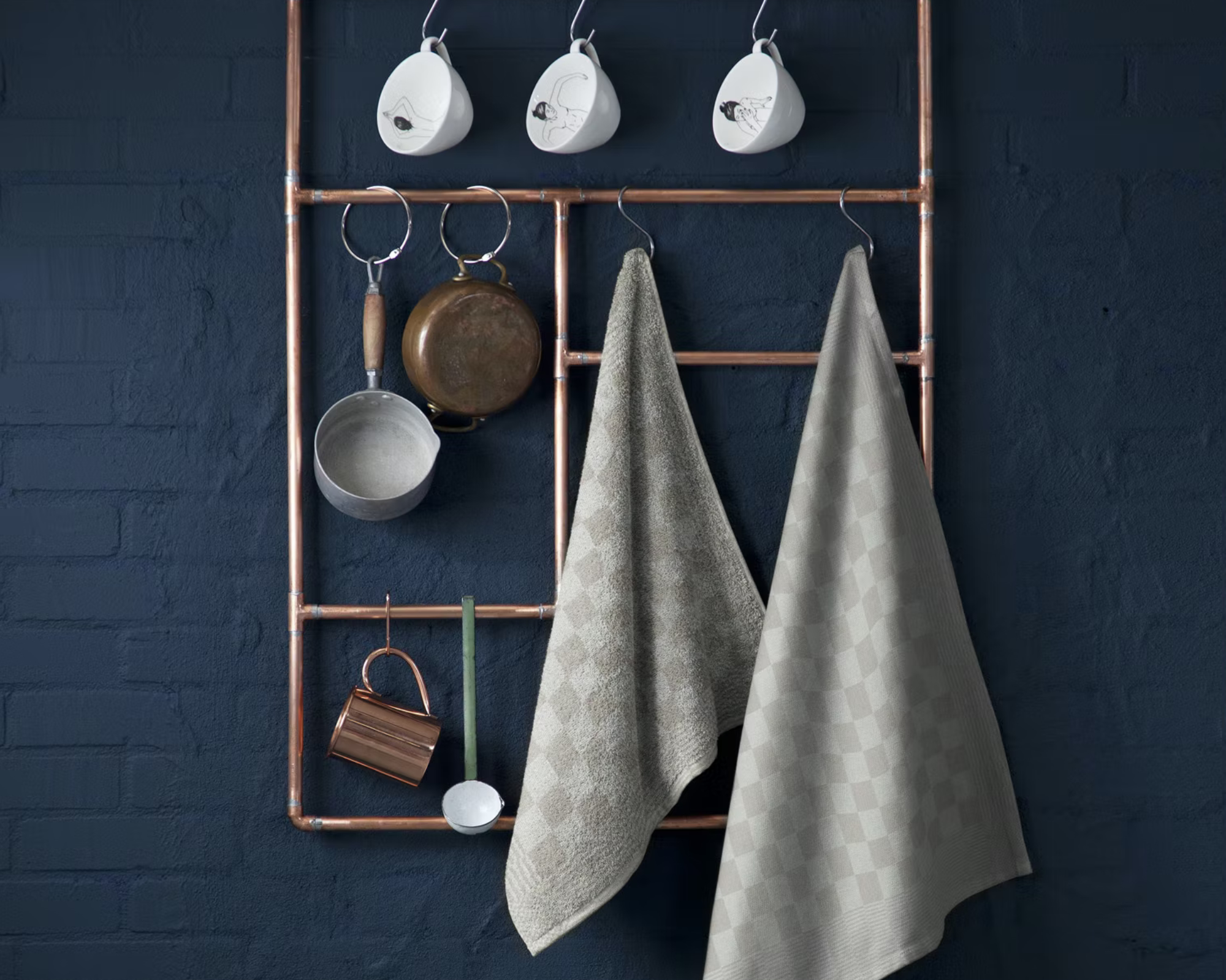 Kitchen towel BARBECUE taupe