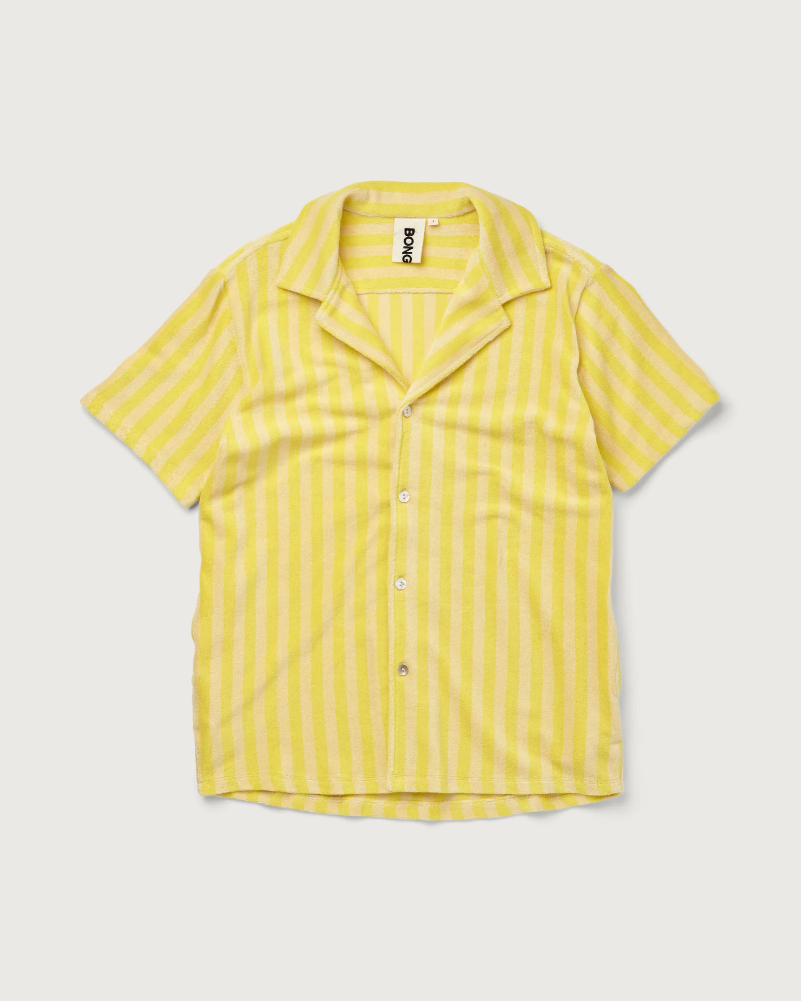 Bongusta - T-Shirt NARAM Pristine & Neon yellow - size 2 (LA) - Pristine & Neon yellow