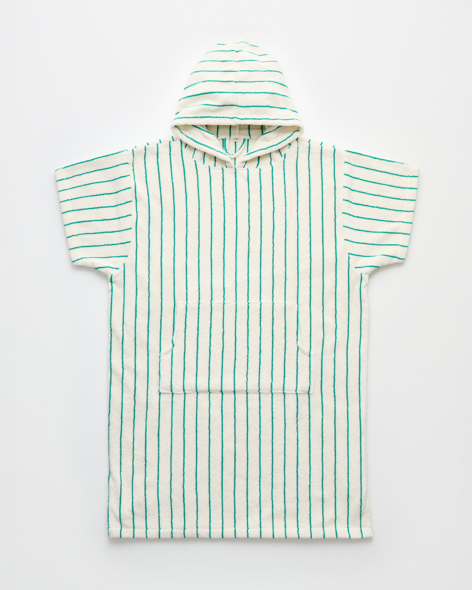 Poncho NARAM Pure white & grass