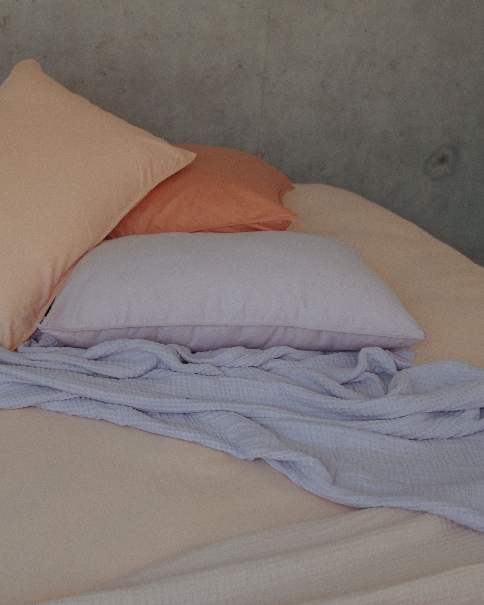 MARIE-MARIE - Pillowcase SLEEPY SATEEN Light Lila - 65x65 cm - Light Lila