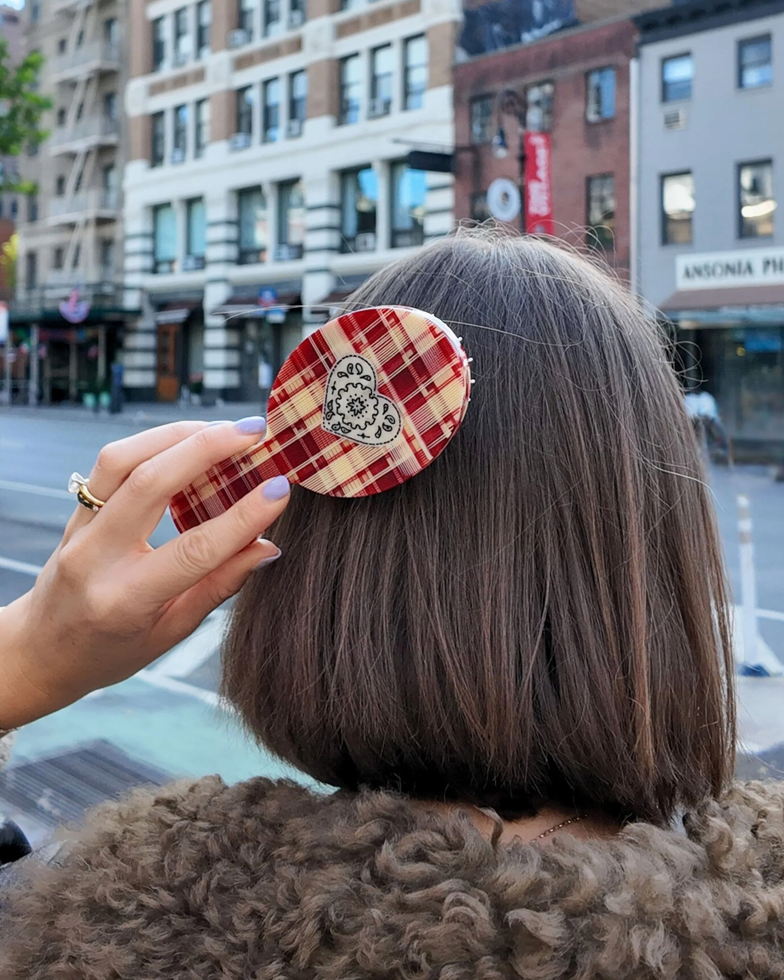 Brosse à cheveux SOLAR ECLIPSE Checked