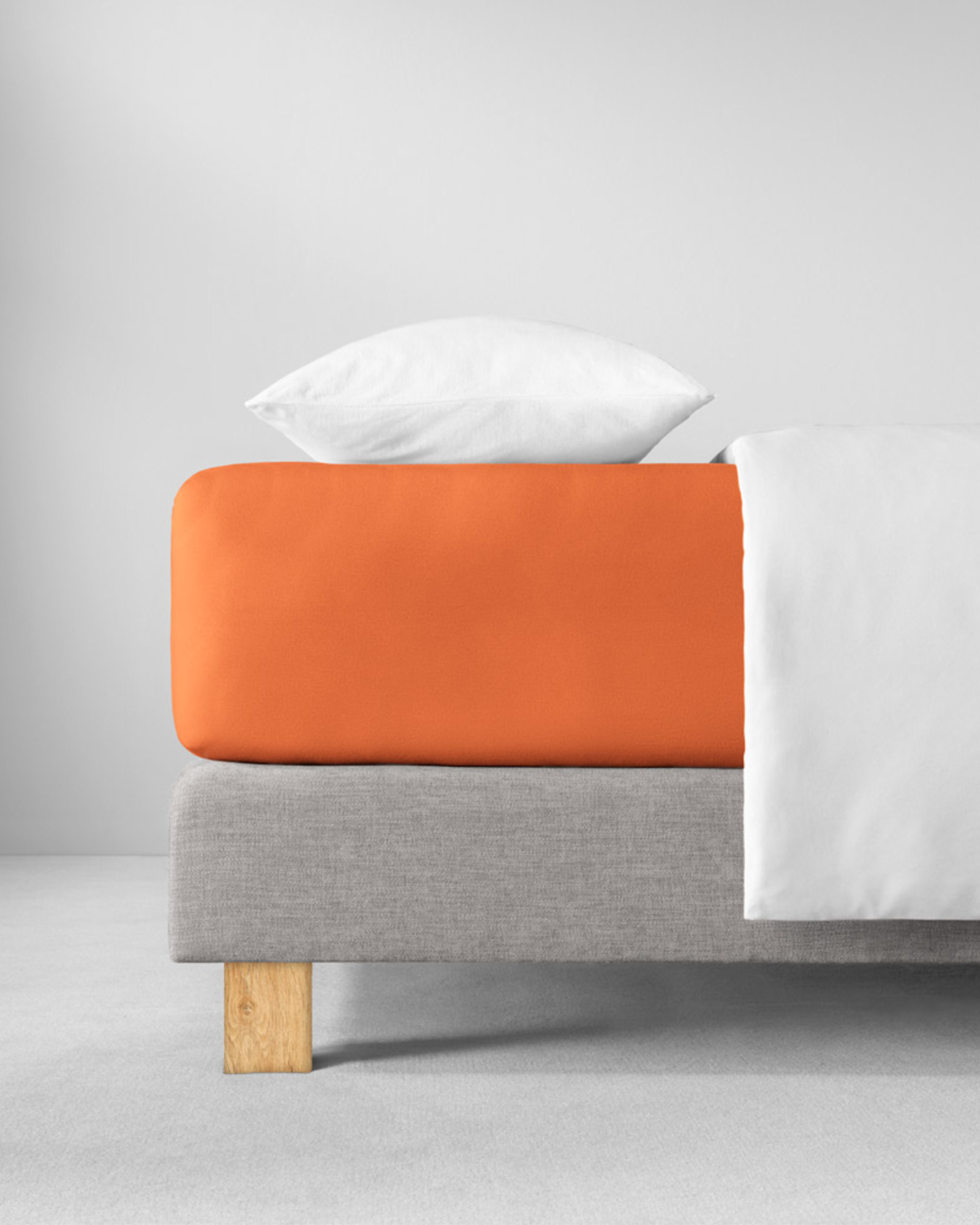 Fitted sheet JERSEY terracotta