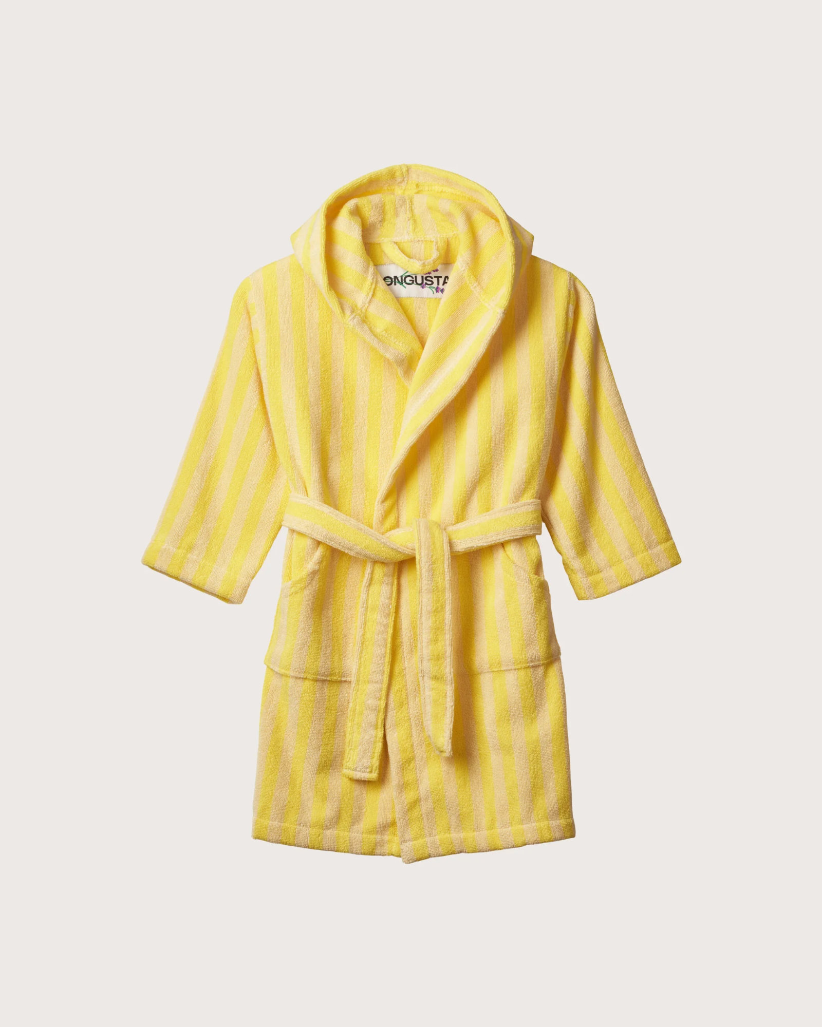 Peignoir enfant NARAM Pristine & Neon yellow