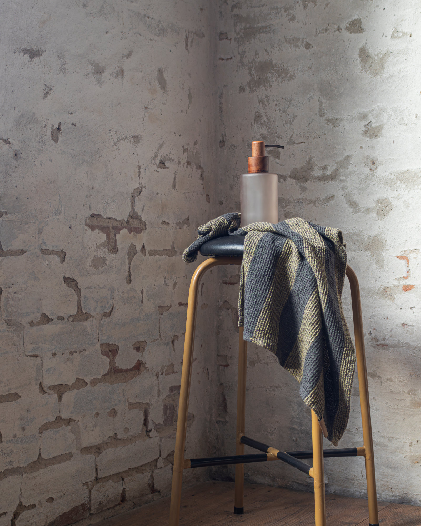 Kitchen towel ELVIRA Dark Grey