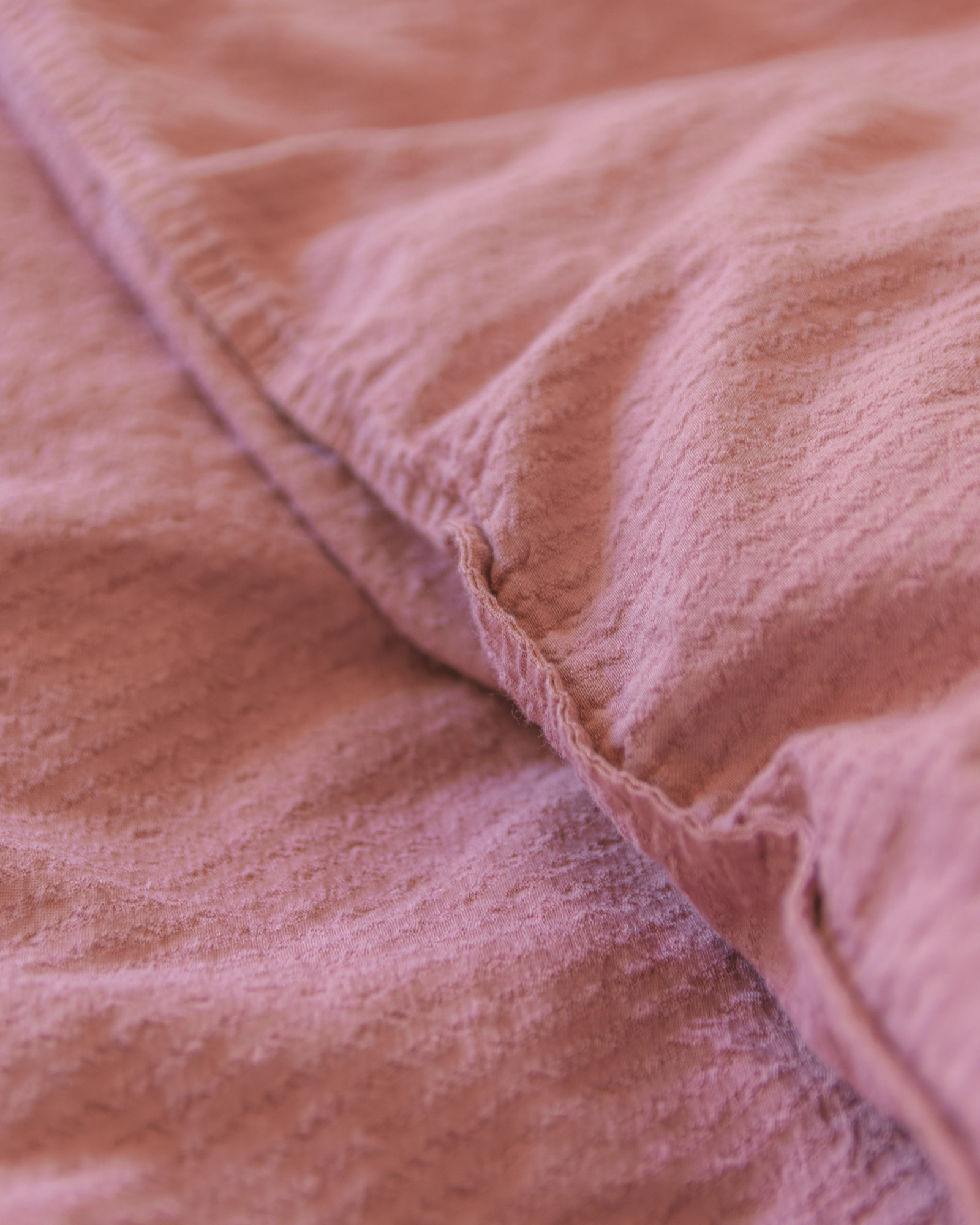 Bed linen set SOFT SEERSUCKER Rosy