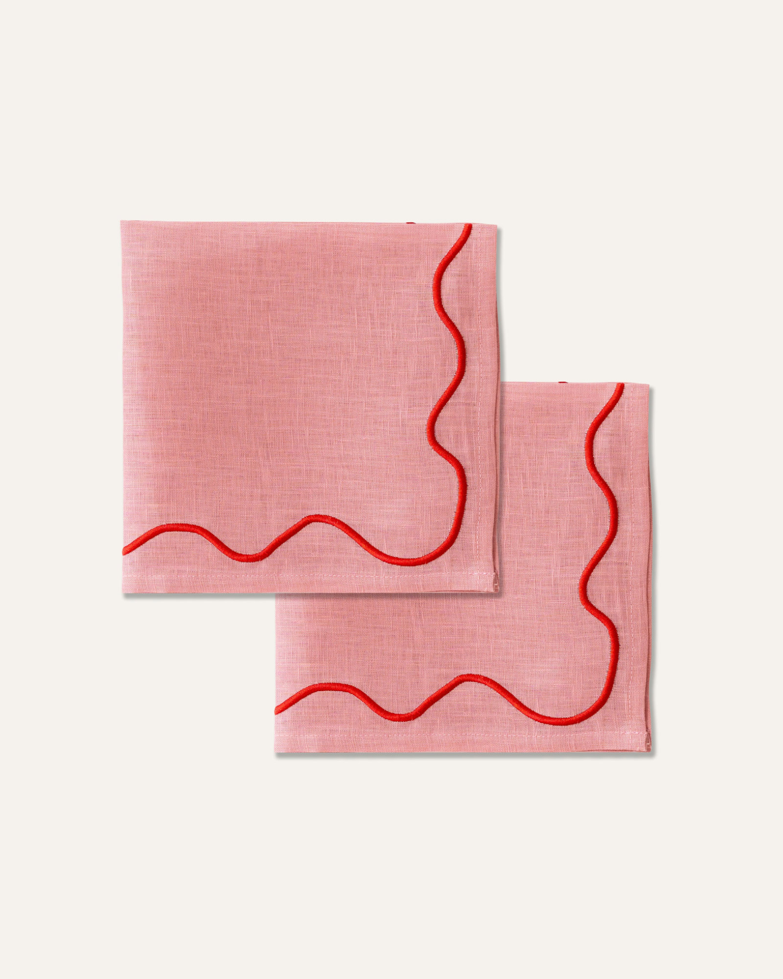 Napkin WAVY Pink