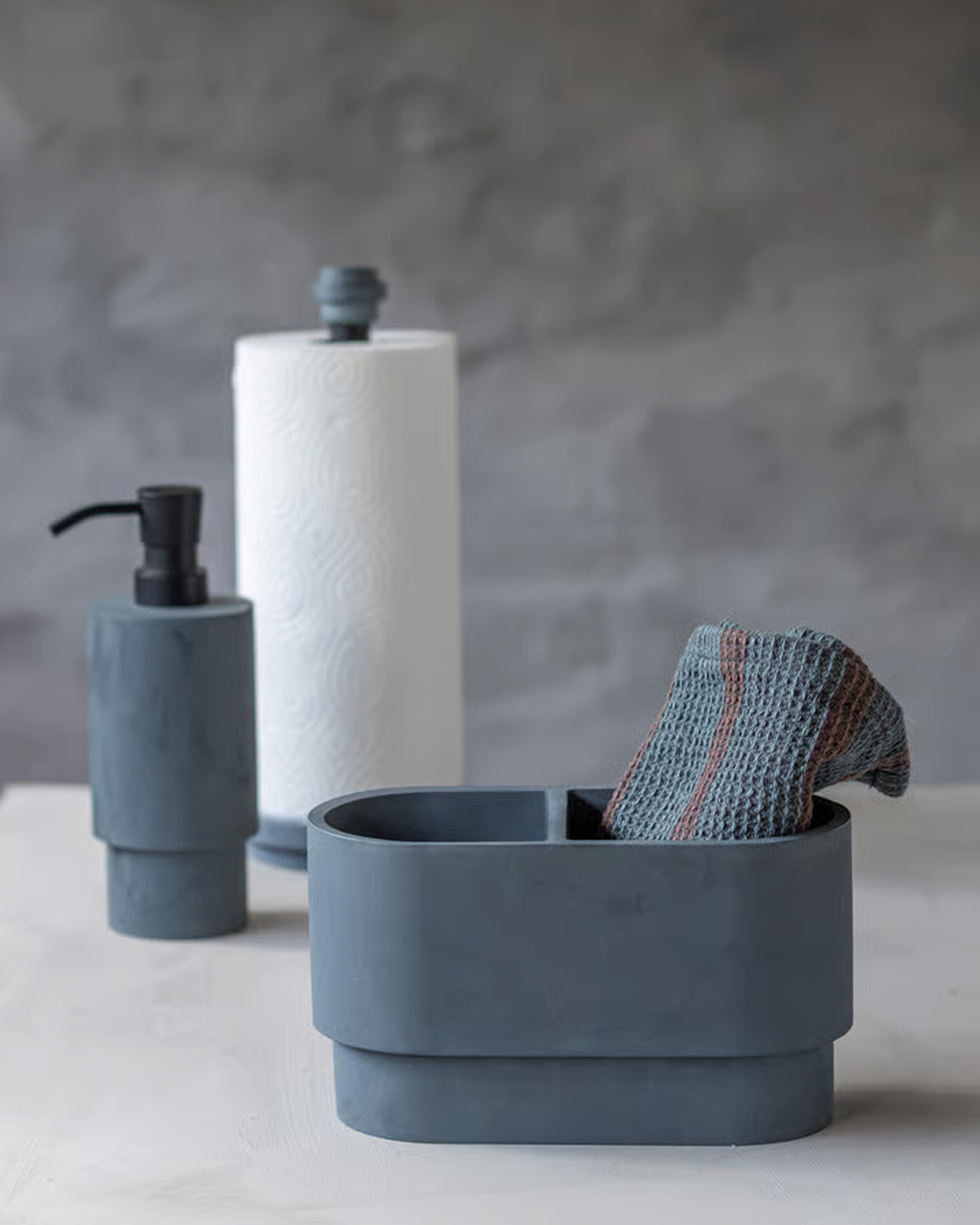 Dish cloth ELVIRA Slate Blue