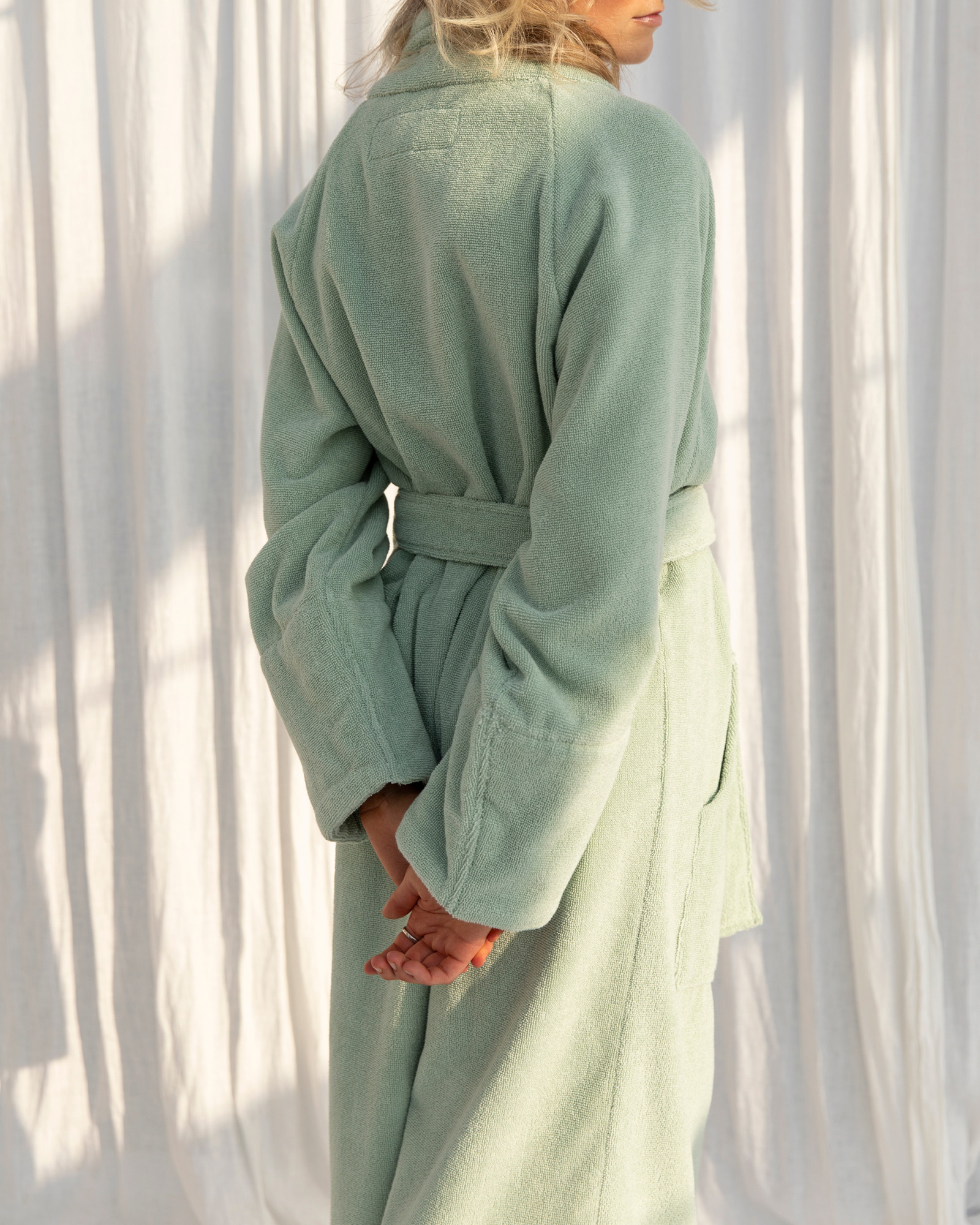Bathrobe NARAM Silver Sage