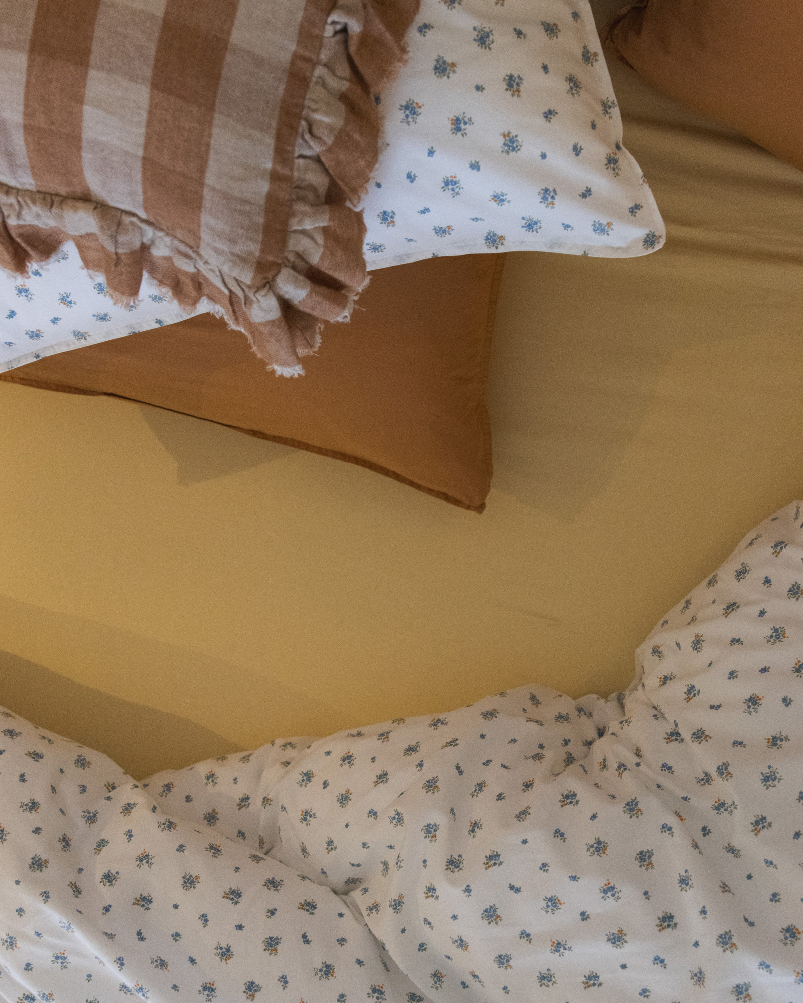 Hoeslaken VINTAGE COTTON Sunny Sorbet