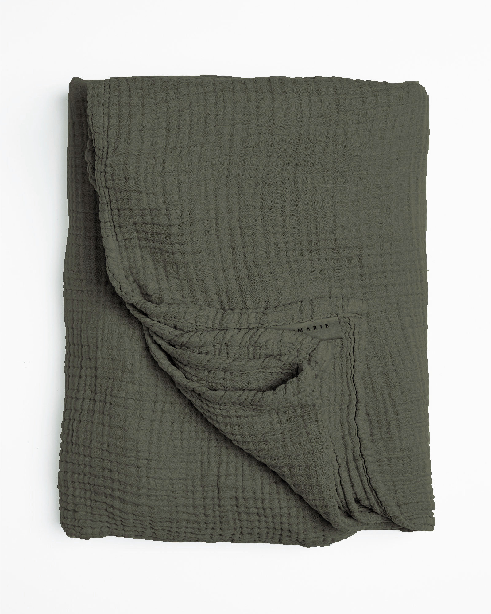 Couvre-lit VINTAGE COTTON Khaki Green