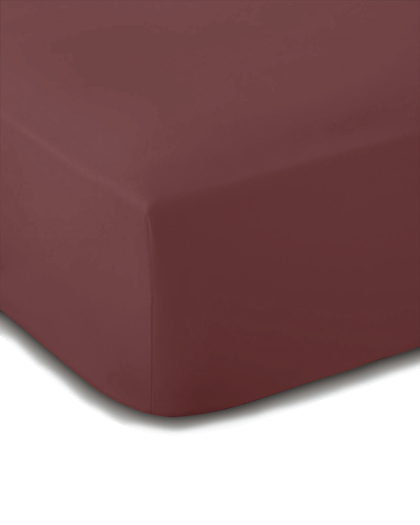 Fitted sheet SUPERSOFT SATEEN Burgundy Brown