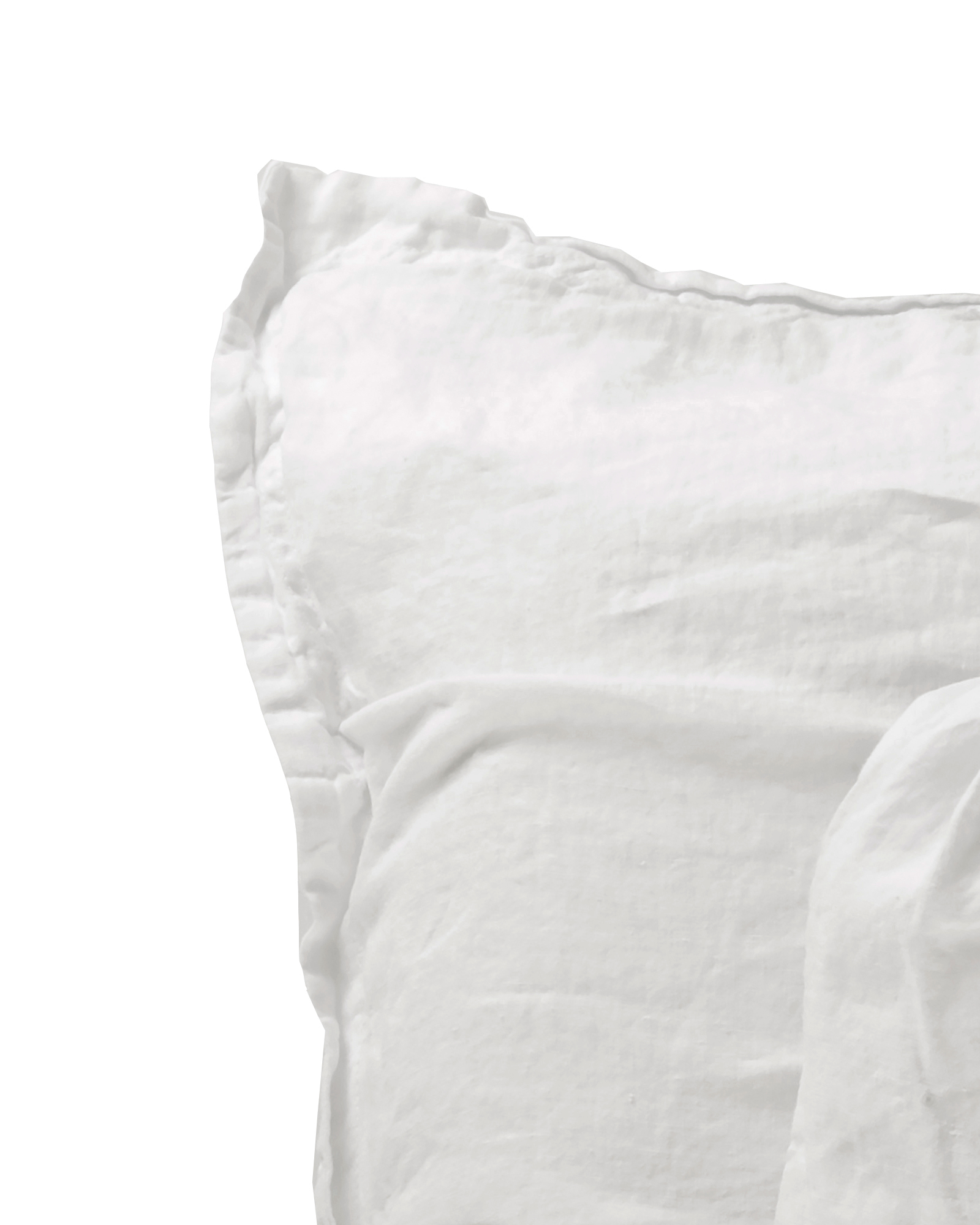 MARIE-MARIE - Pillowcase LINEN STORIES Clay - 65x65 cm - Clay