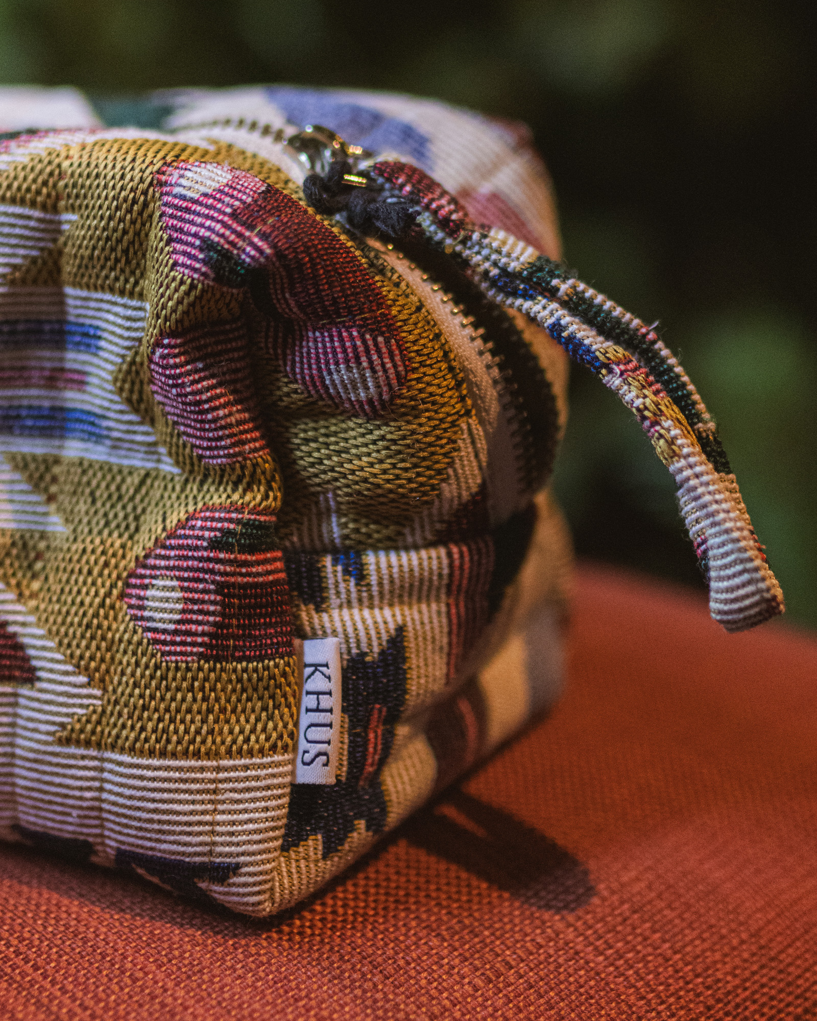 Trousse de toilette JACQUARD Burgundy Chic