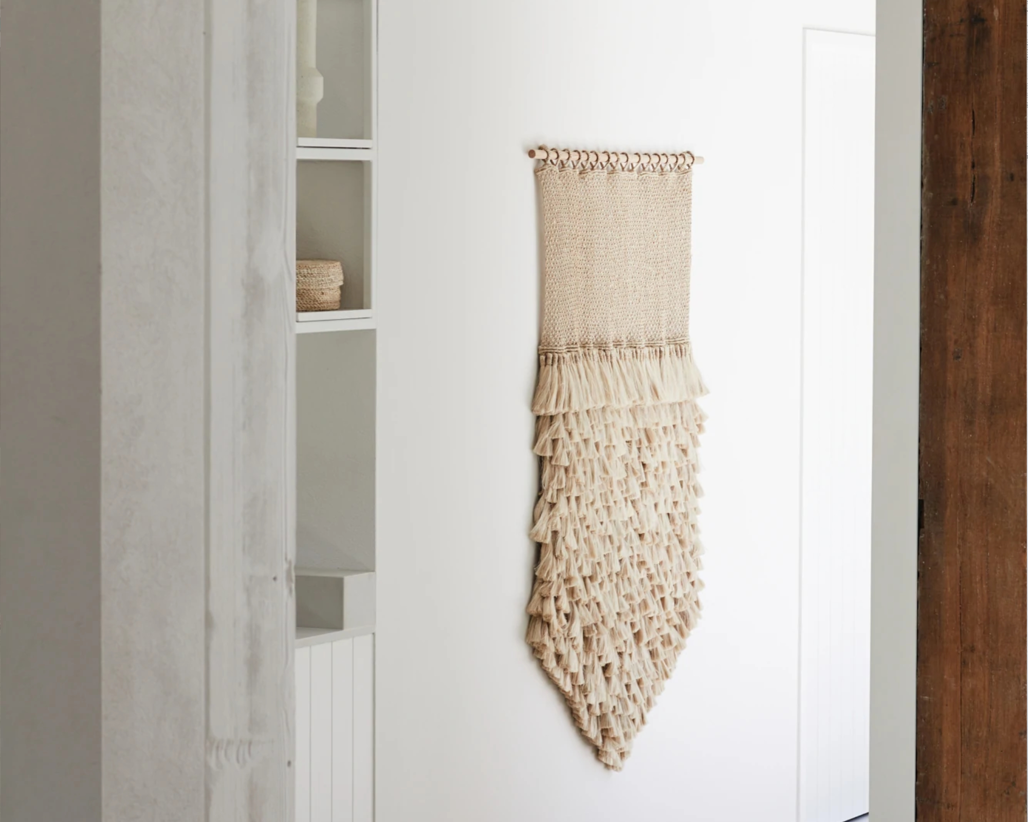 The Dharma Door - JUMBO WALL HANGING - 100x145 cm - Natural