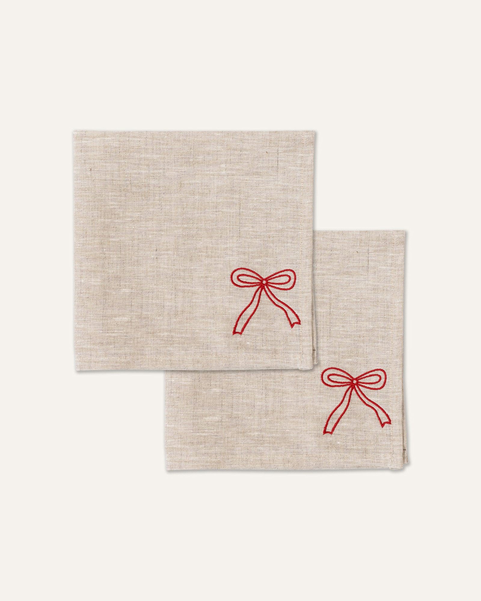 Servietten BOW Beige