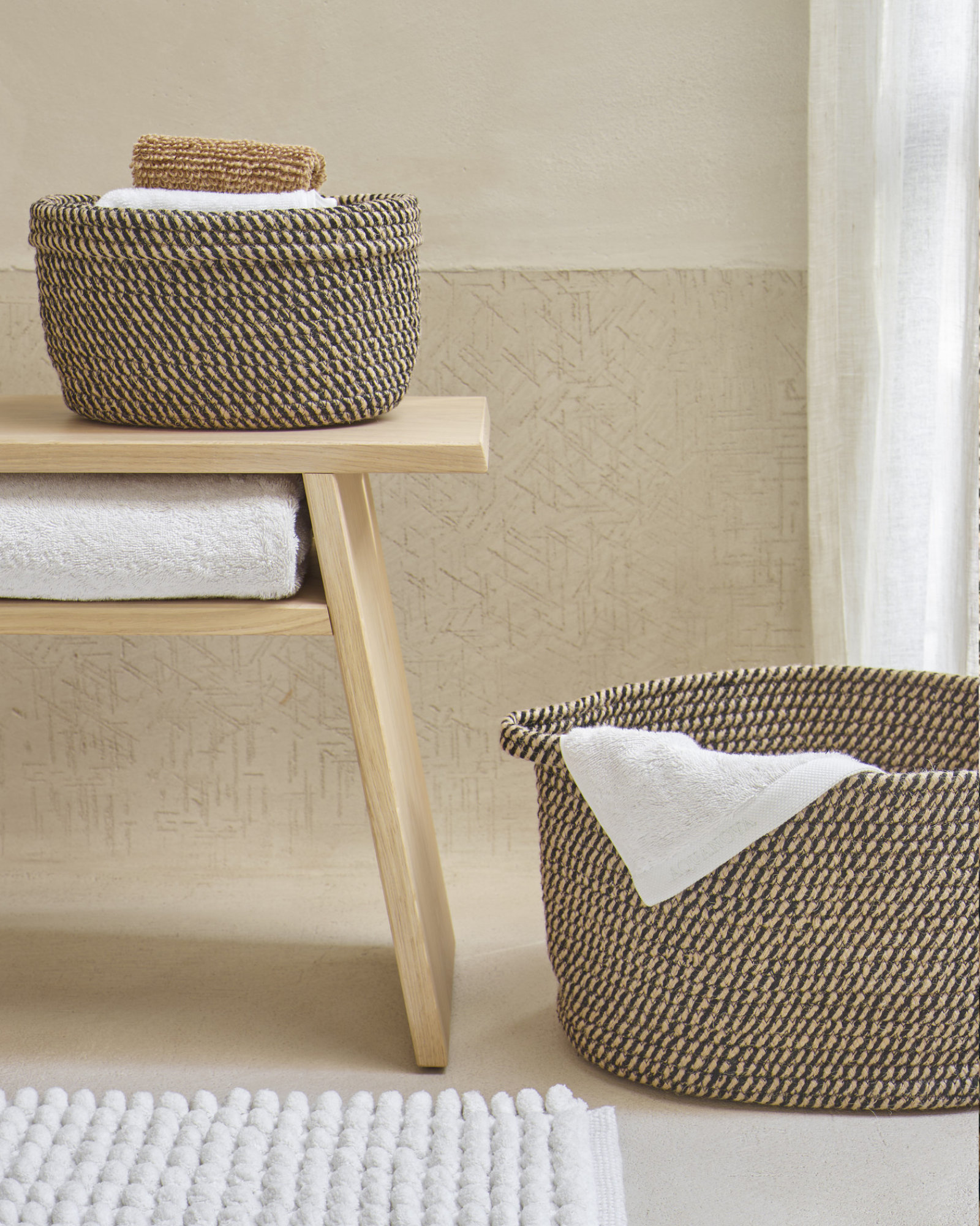Laundry basket RENA Linen