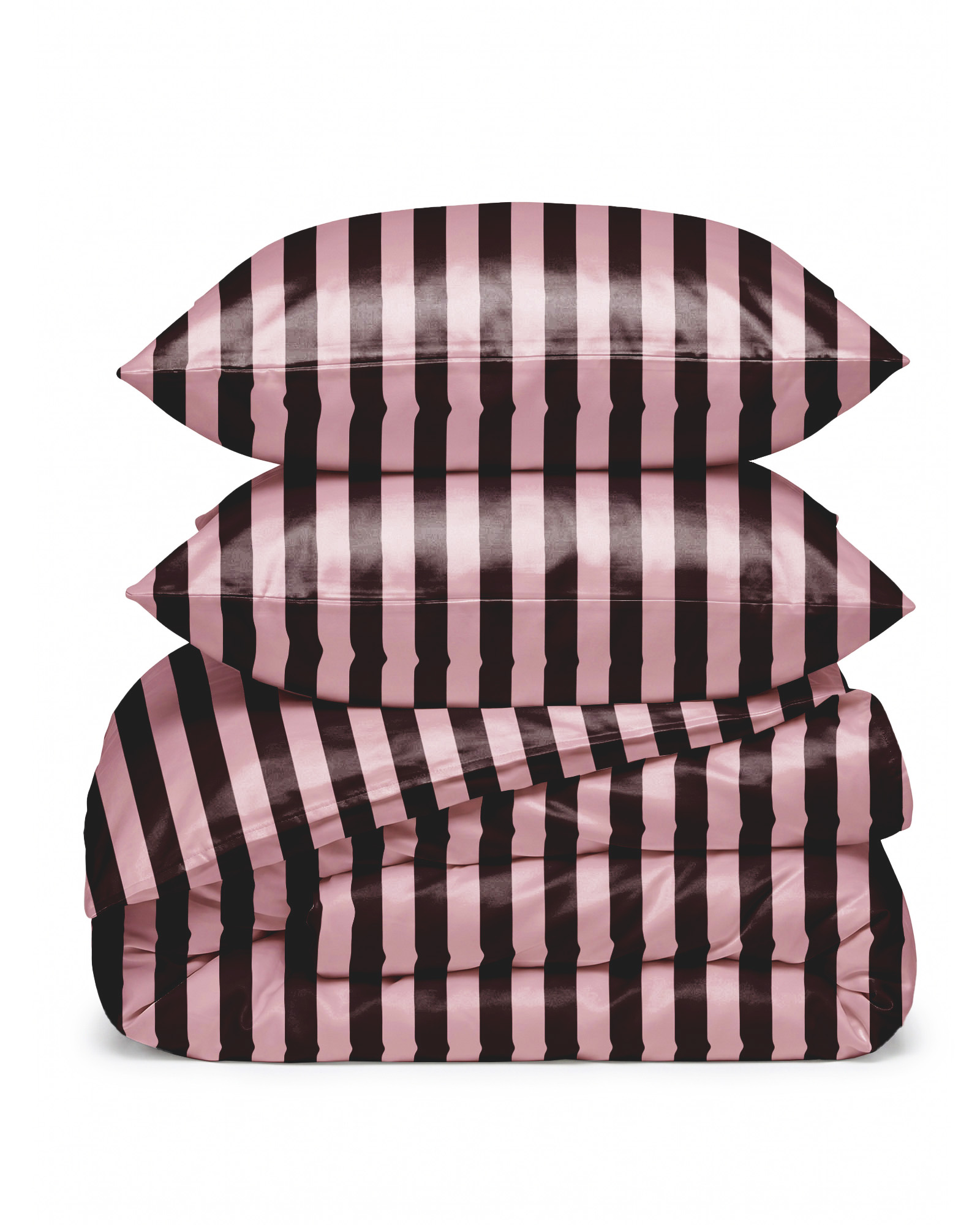 Parure de lit CHARLIE Primrose & Burgundy Brown