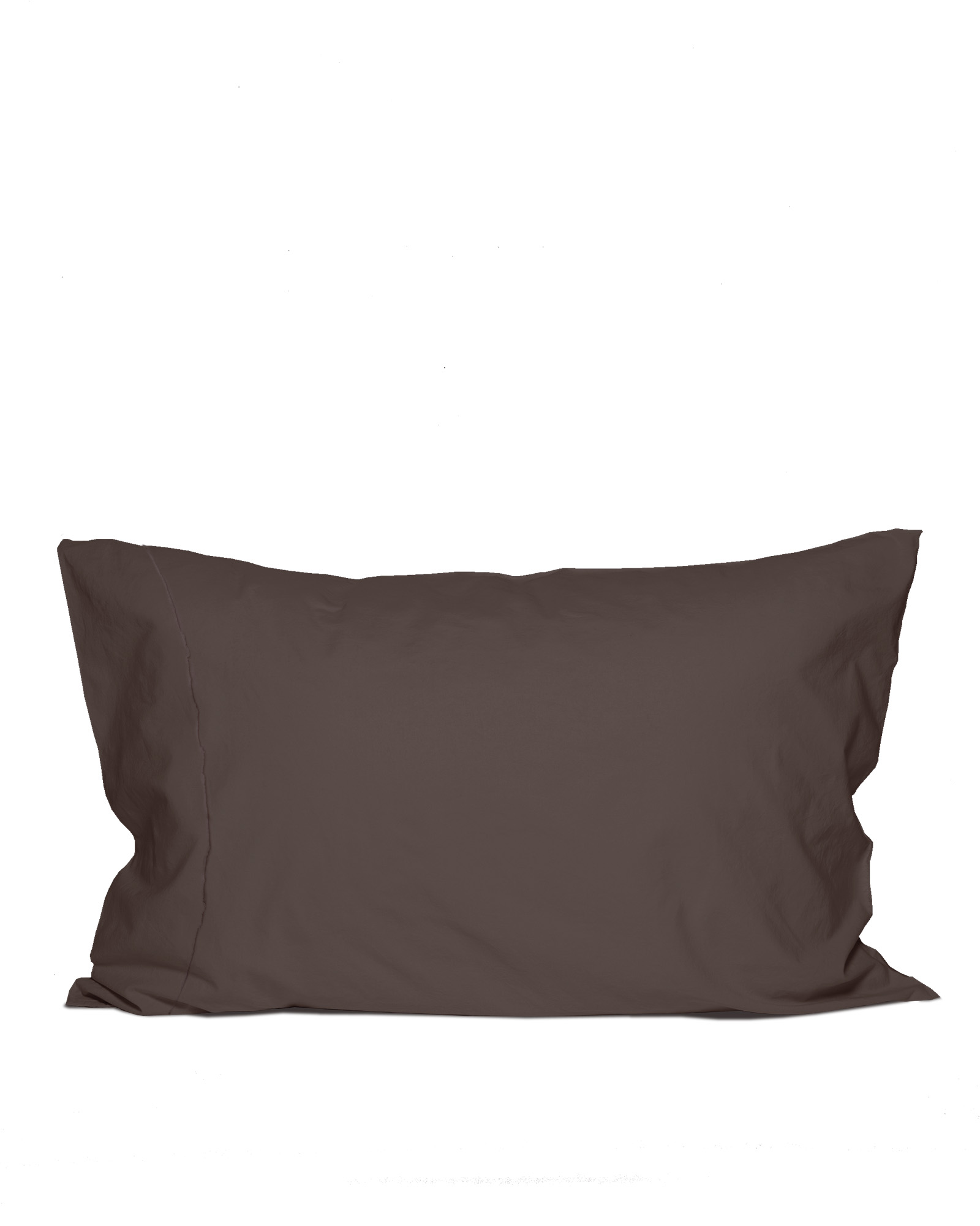 Taie d'oreiller RELAXED PERCALE Espresso