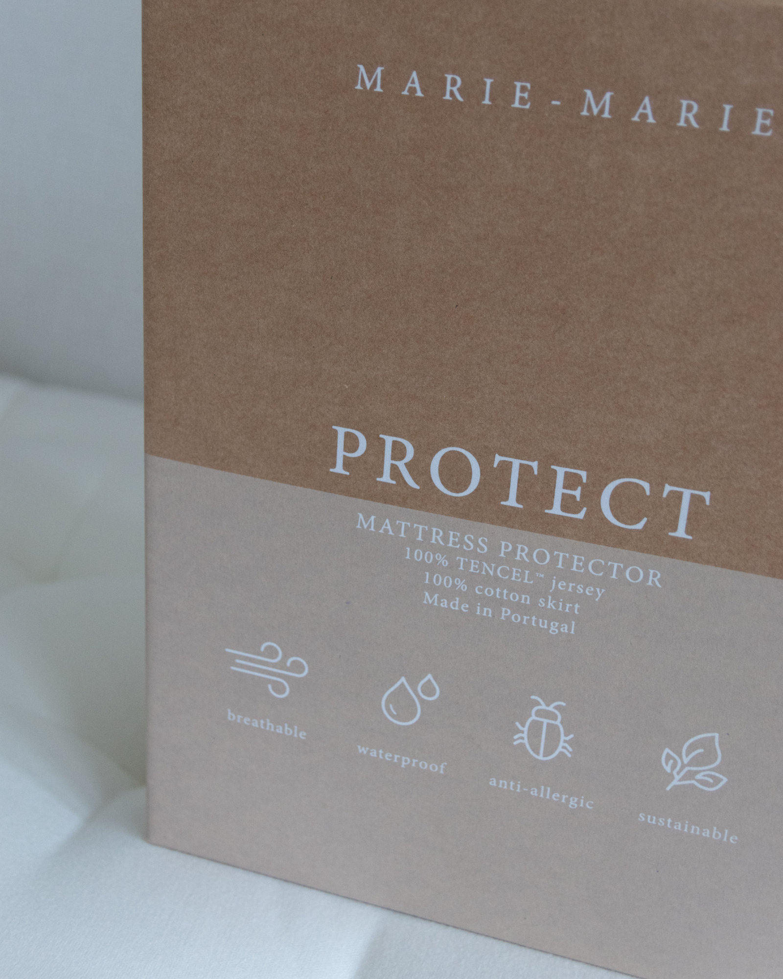 MARIE-MARIE - Protège-matelas PROTECT - 180/200/30 - Blanc