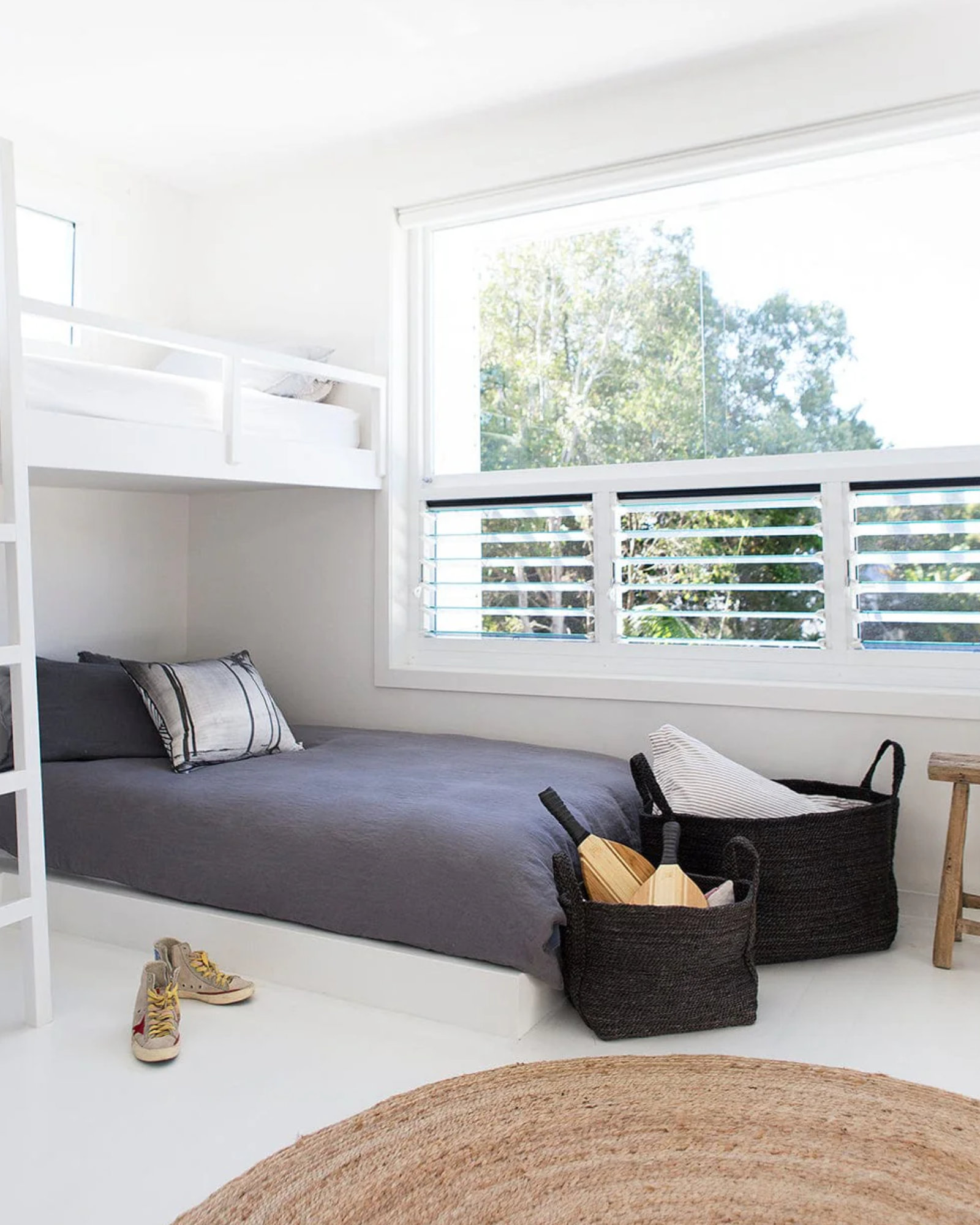 Laundry basket BASKET Charcoal