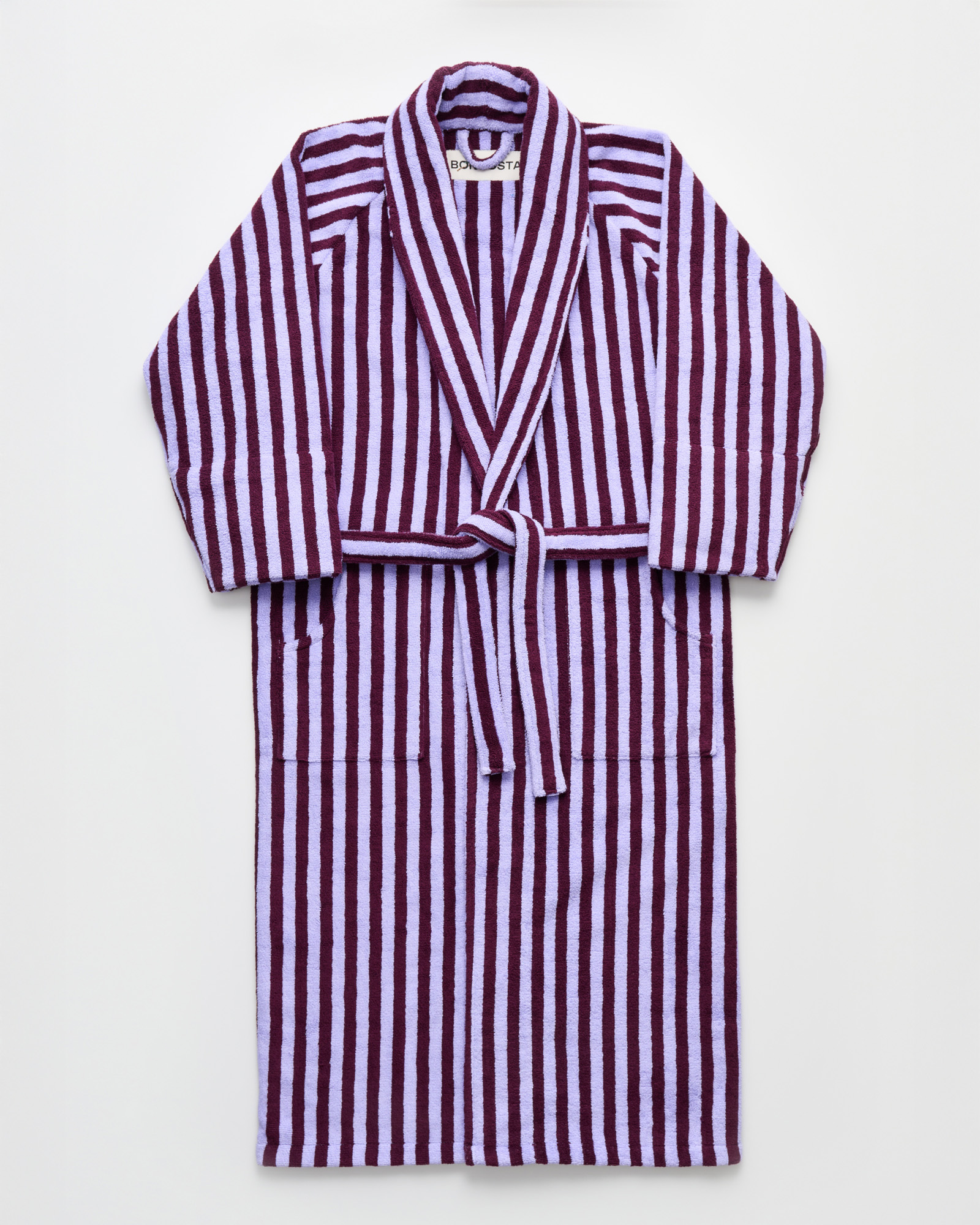 Badjas NARAM Wine & Lavender Blue