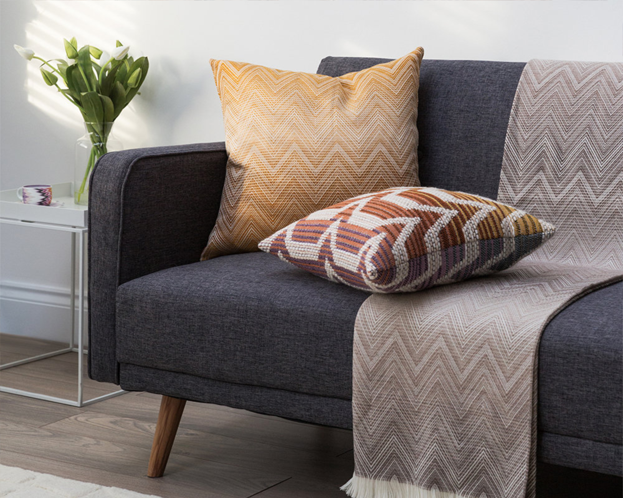 Missoni - Cushion TIMMY - 40x40 cm - c.481 beige