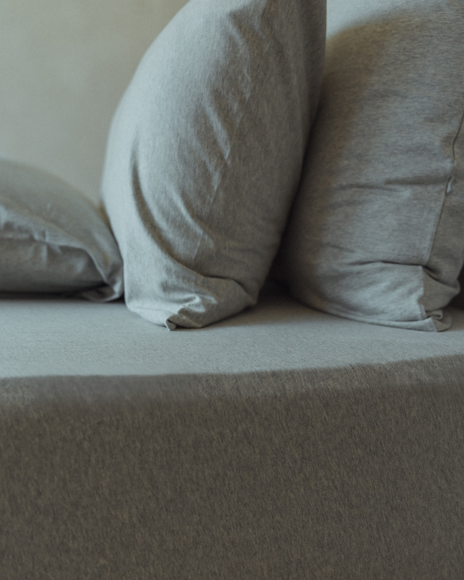 Drap housse SUNDAY JERSEY Grey melange