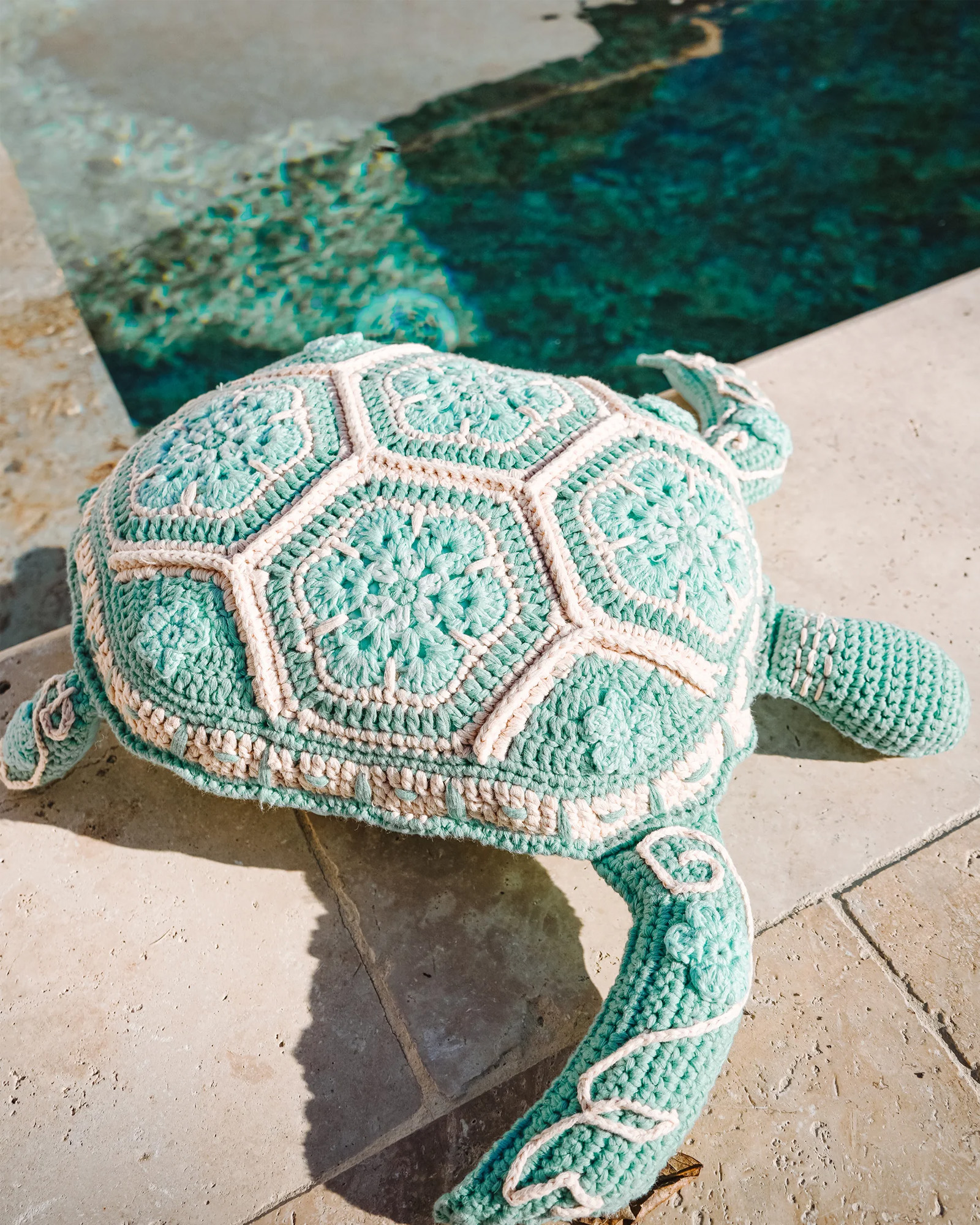Cushion CROCHET Tortue