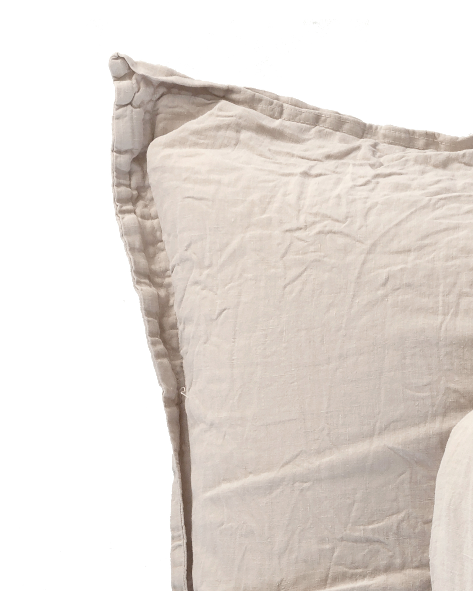 MARIE-MARIE - Pillowcase LINEN STORIES Sand - 50x75 cm - Sand