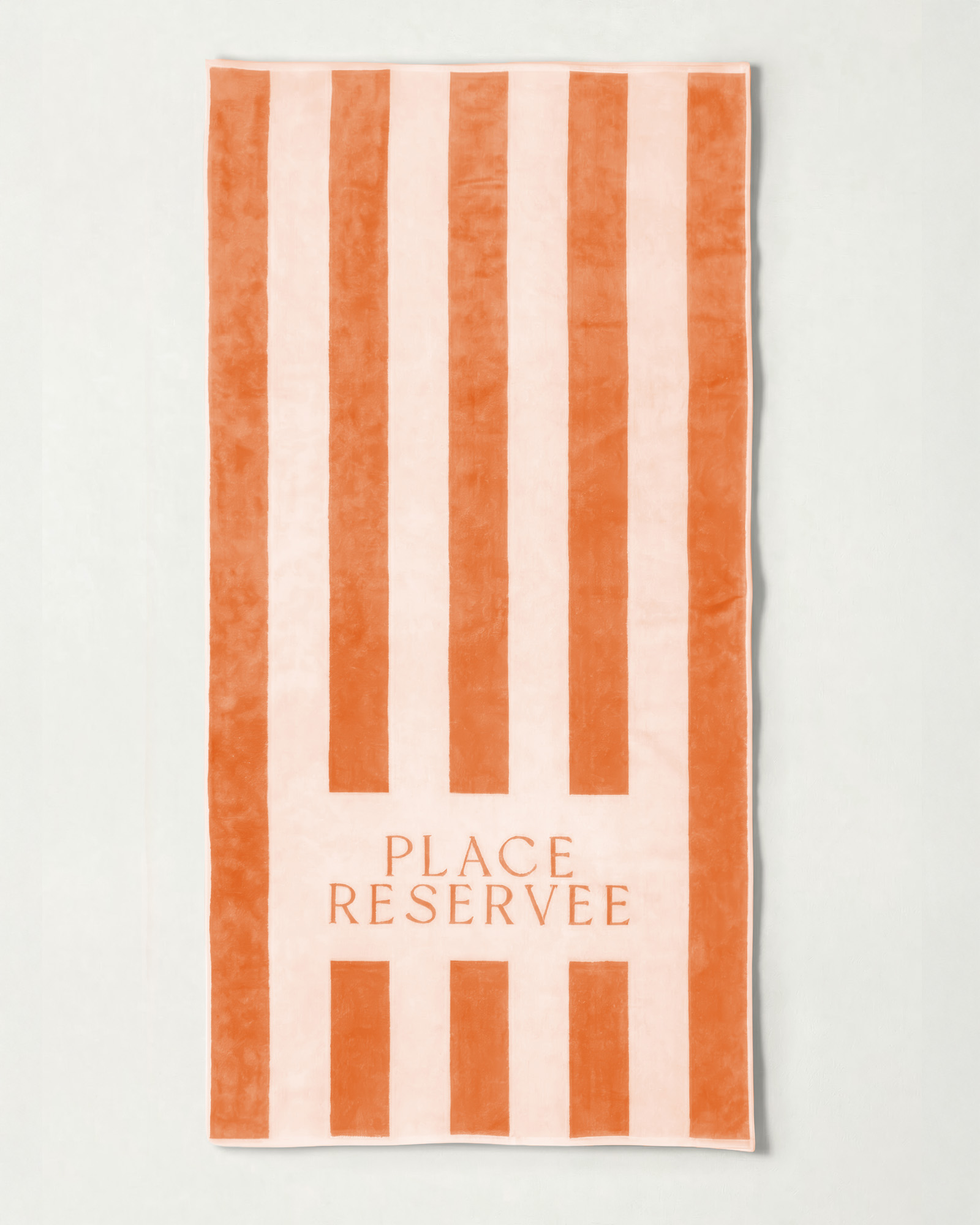 Drap de plage PLACE RESERVEE Peach 