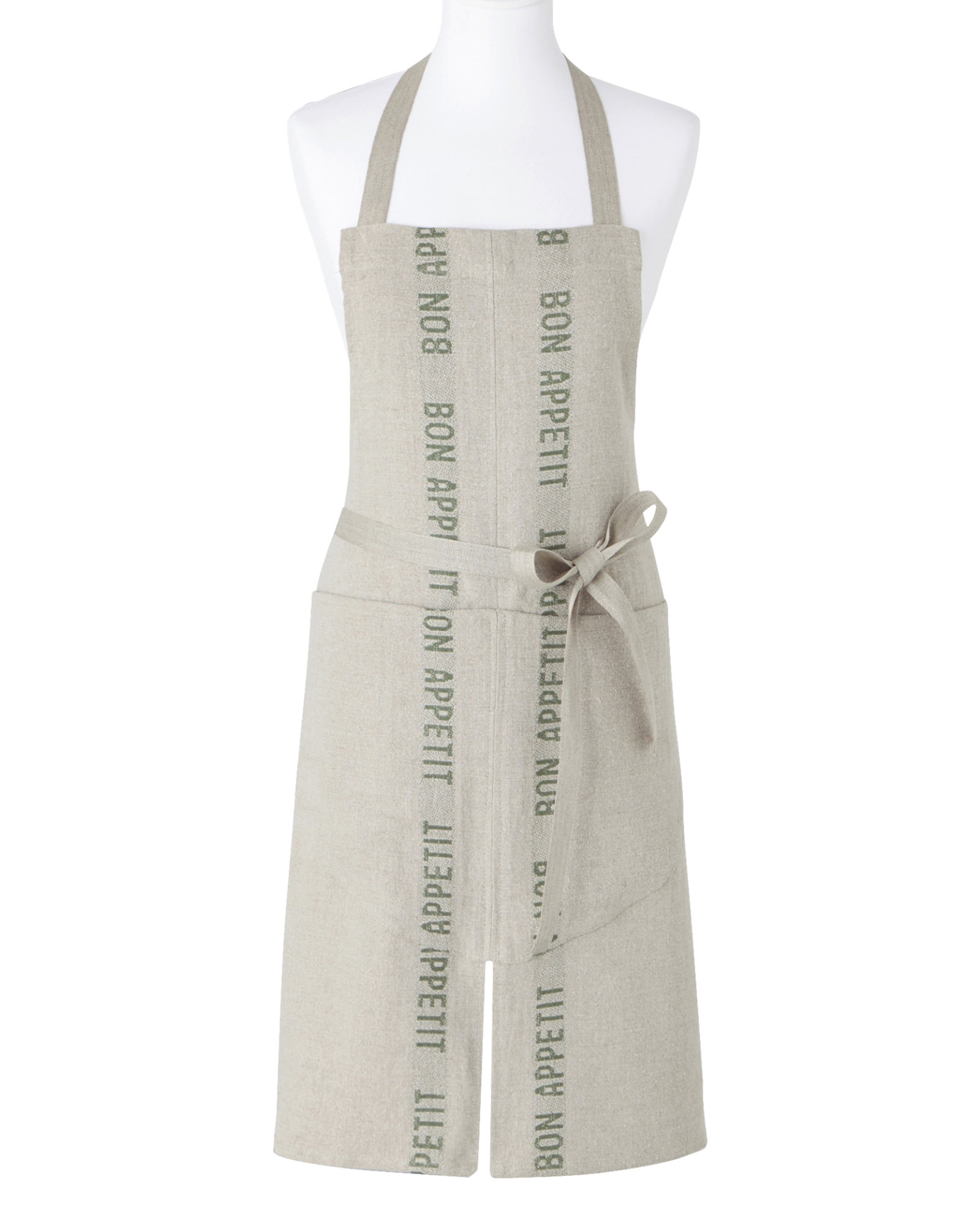 Apron BON APPETIT Linen/kaki