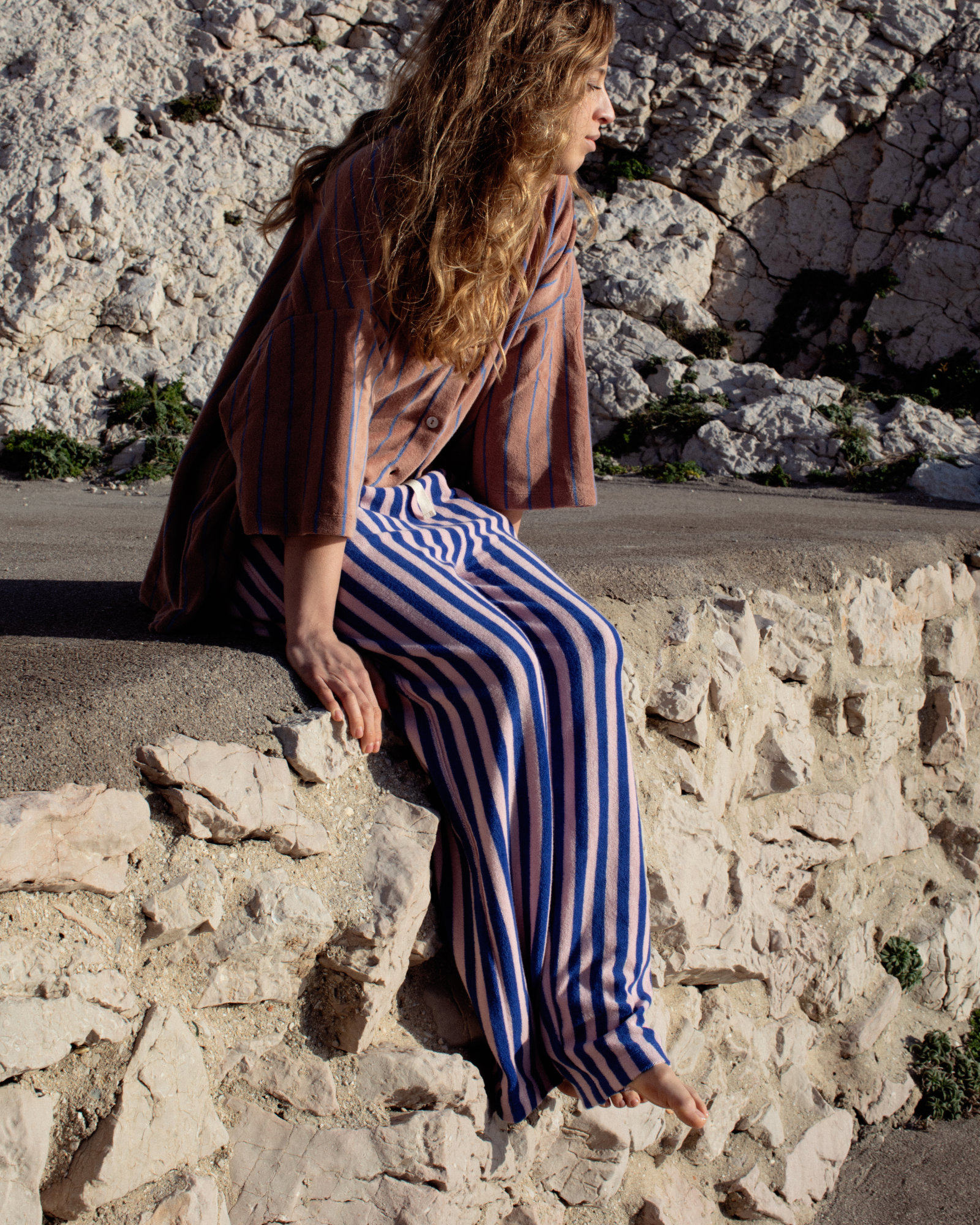 Pants NARAM Dazzling blue & rose