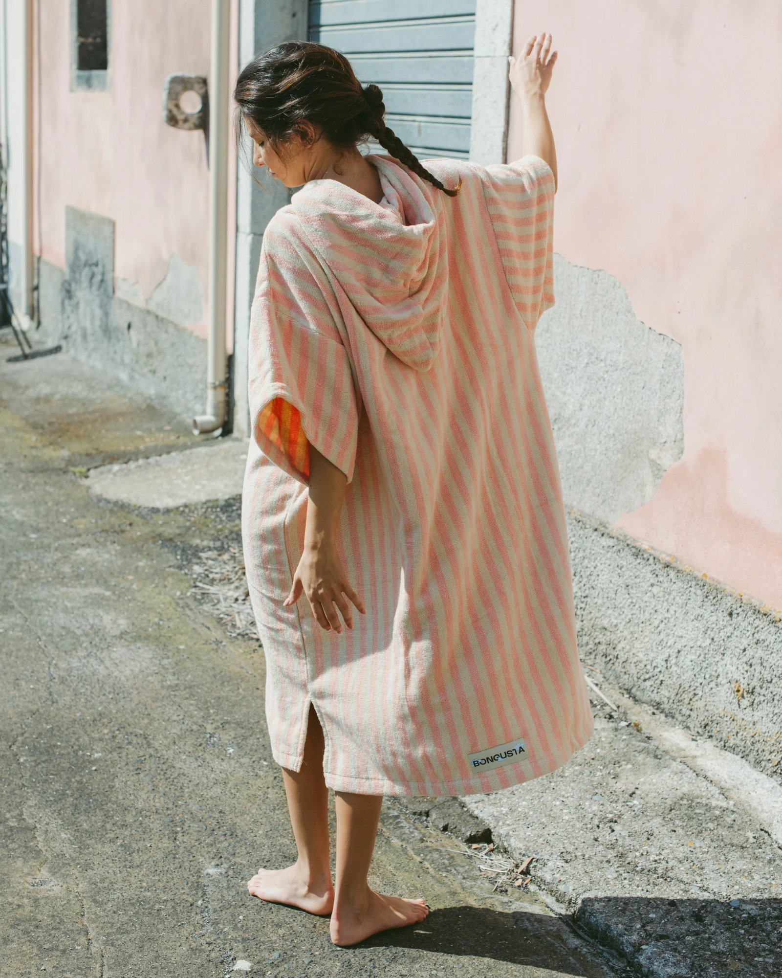 Poncho NARAM Tropical & Creme