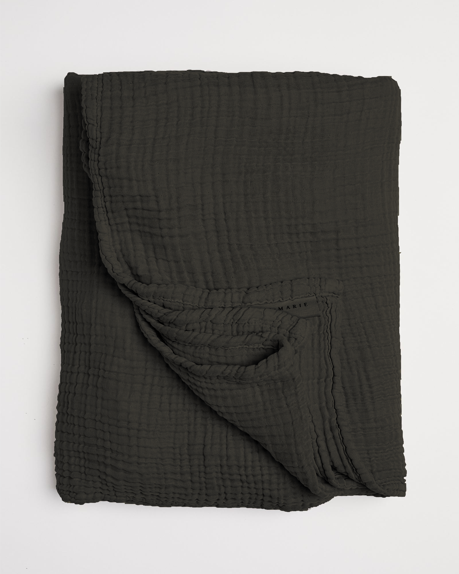 MARIE-MARIE - Bedspread VINTAGE COTTON Shadow - 160x240 cm - Shadow