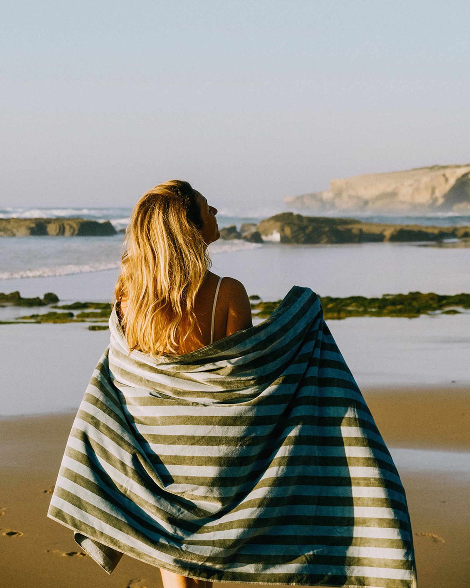 Strandlaken CABANE Eucalyptus/Atlantic