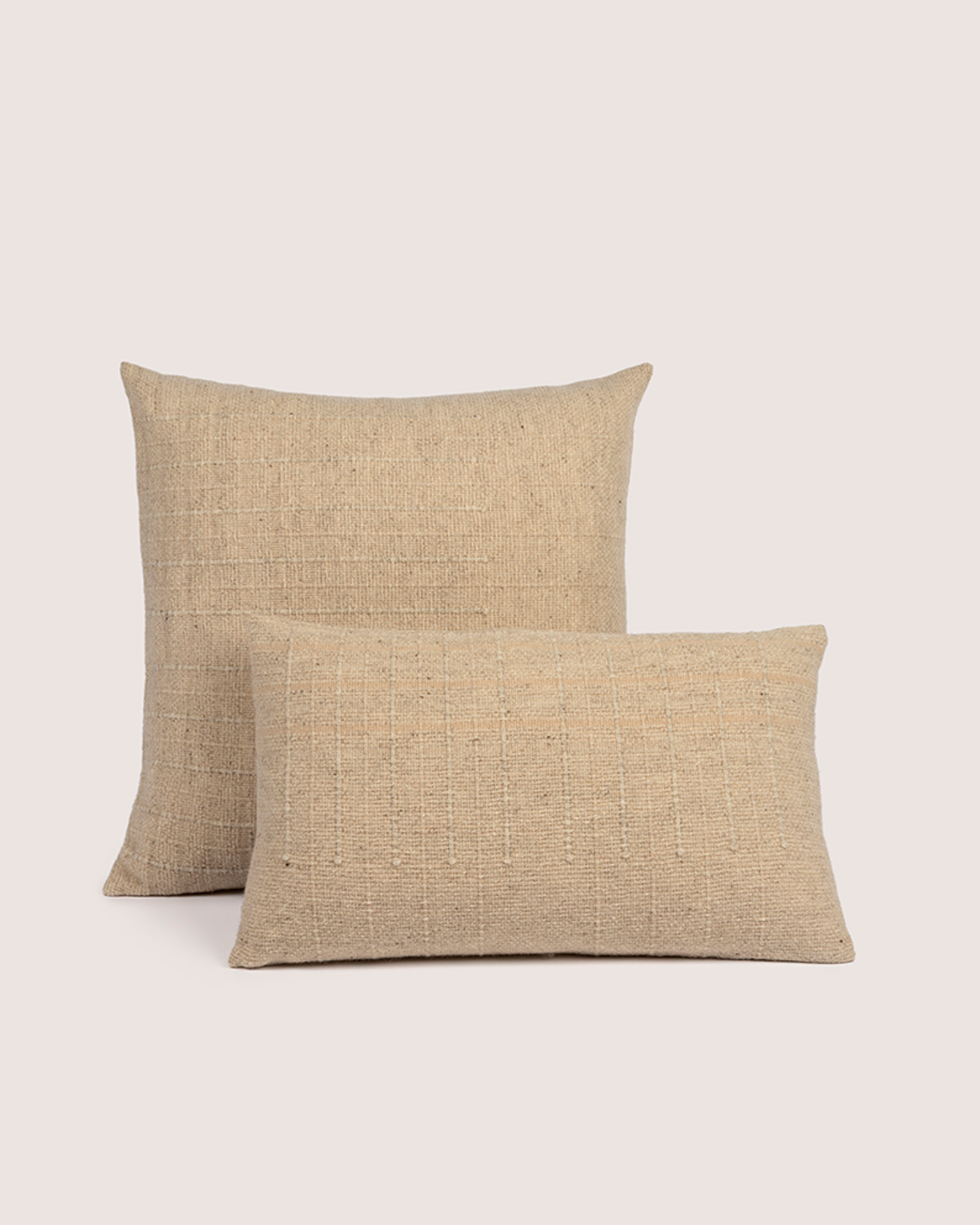 Kussen STRATA NATURE Beige with off-white edge