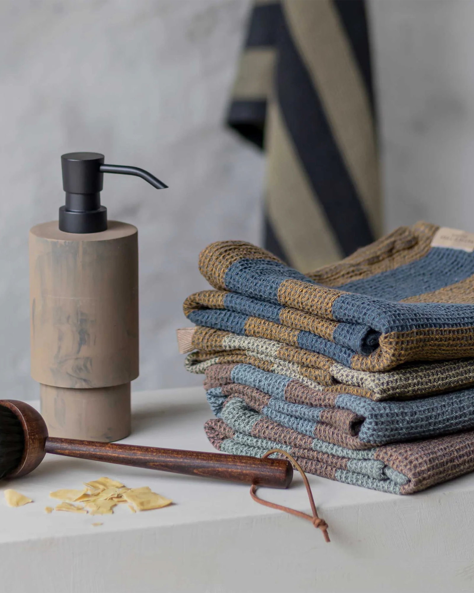 Kitchen towel ELVIRA Pine Green