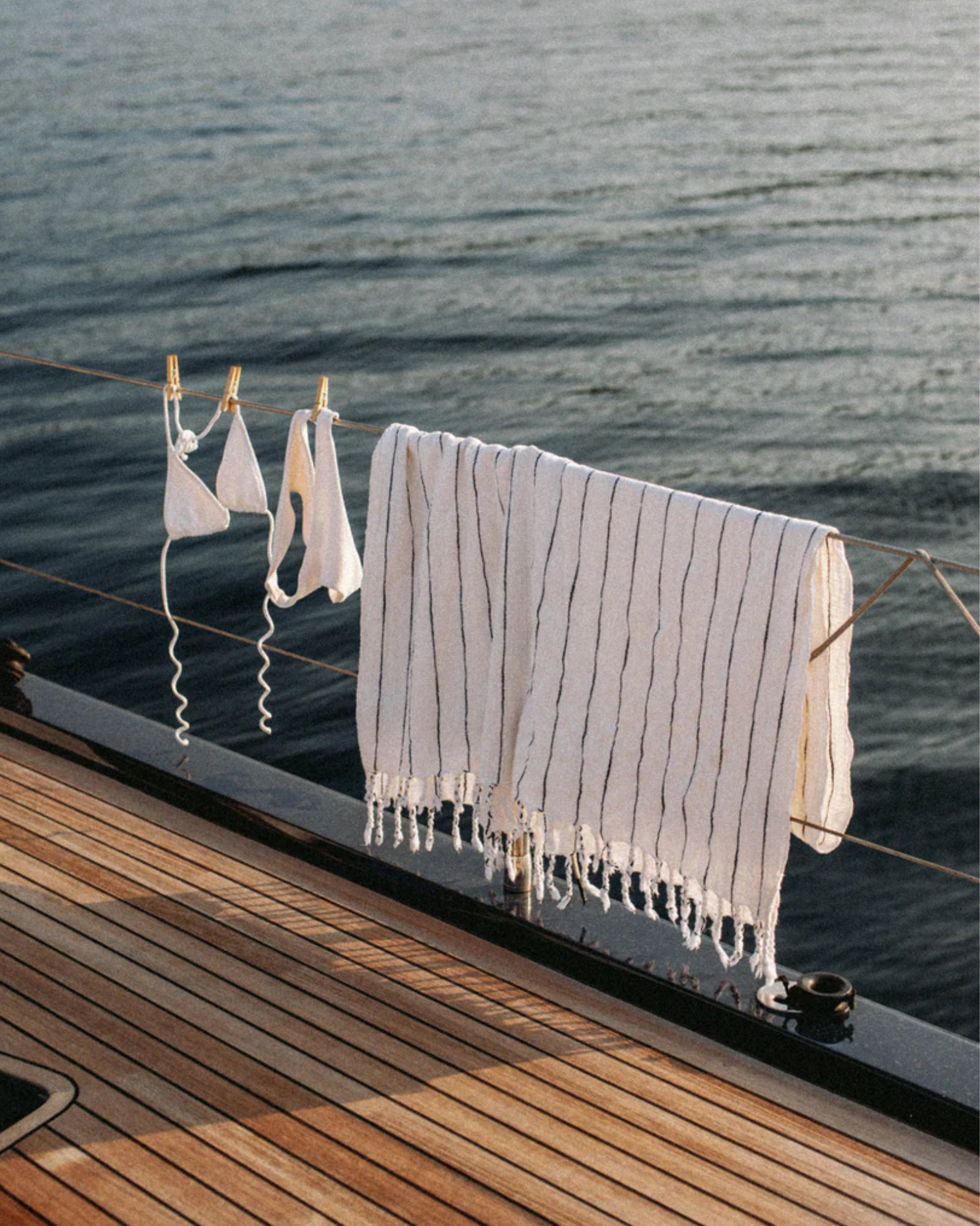 Strandlaken SURO Natural/navy