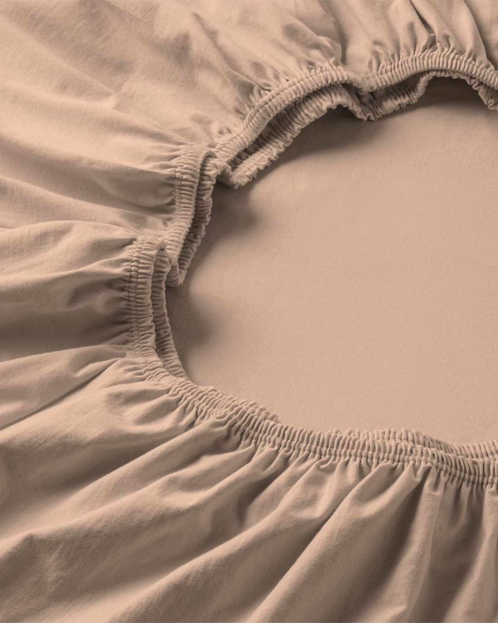 Fitted sheet JERSEY sahara