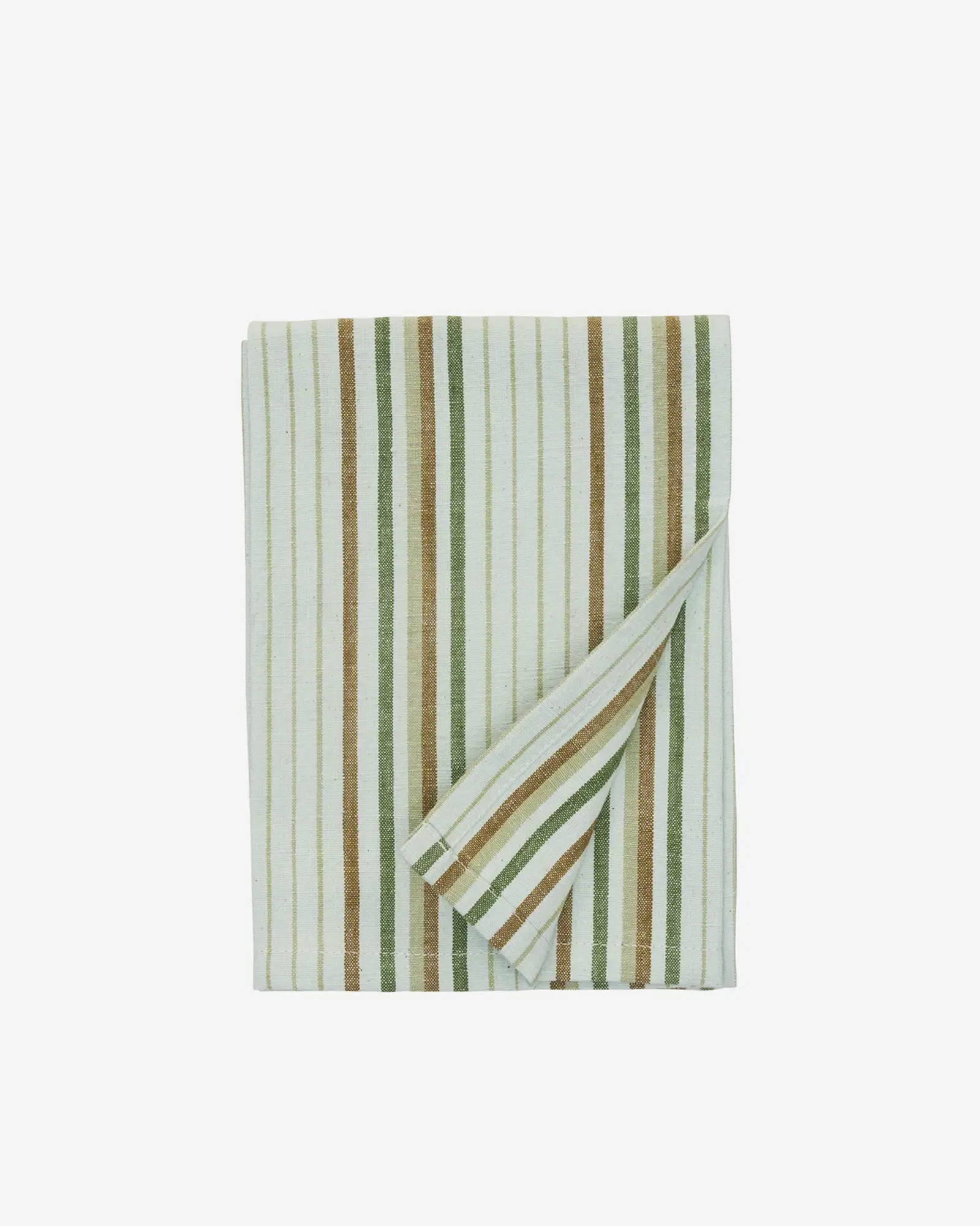 Keukenhanddoek STRIPED Mint, tapenade, green, sage