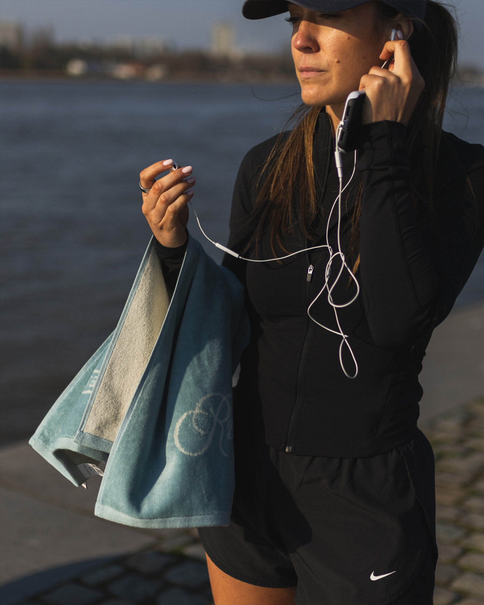 Sports towel RUNNING CLUB Atlantic