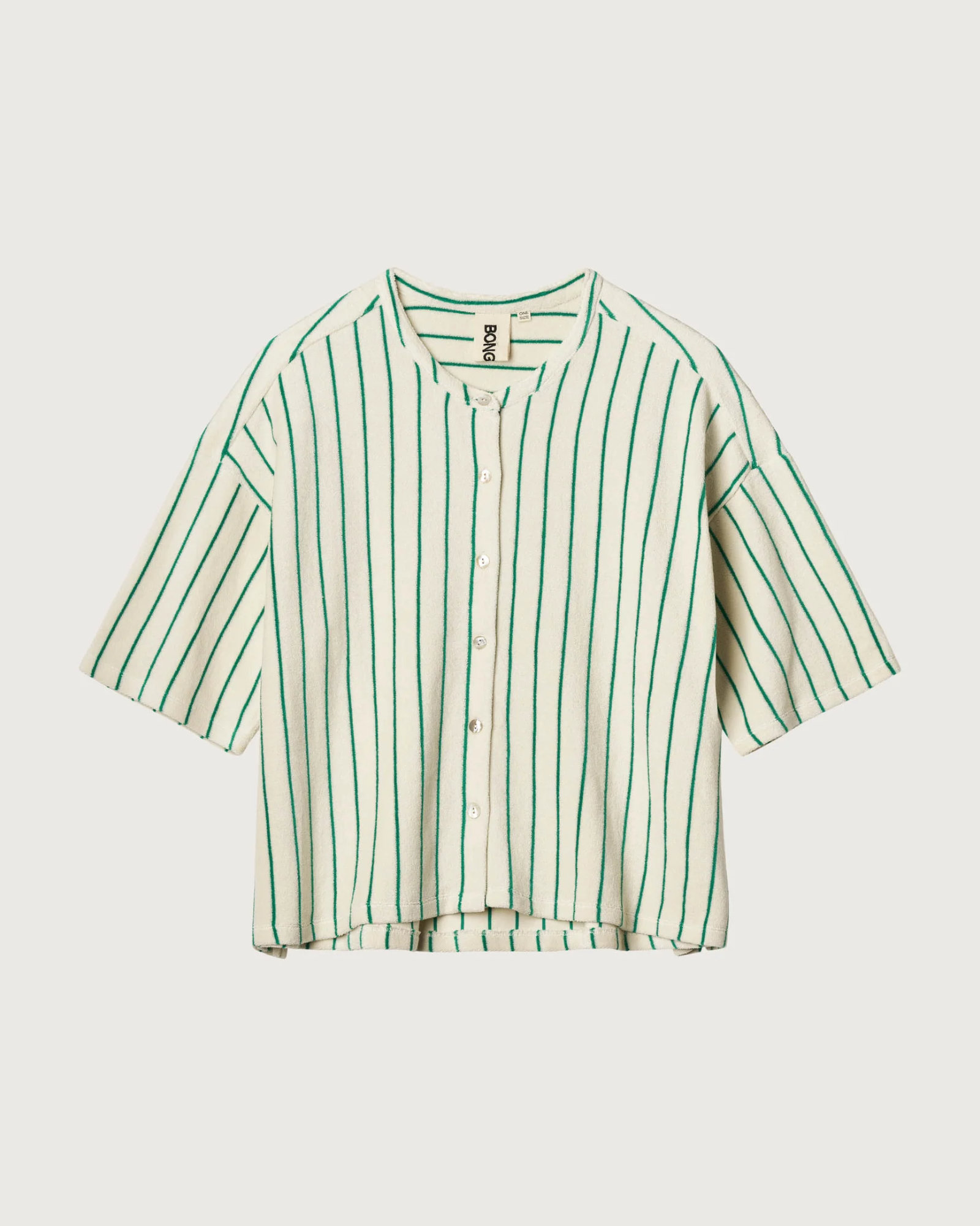 Shirt NARAM Pure white & grass